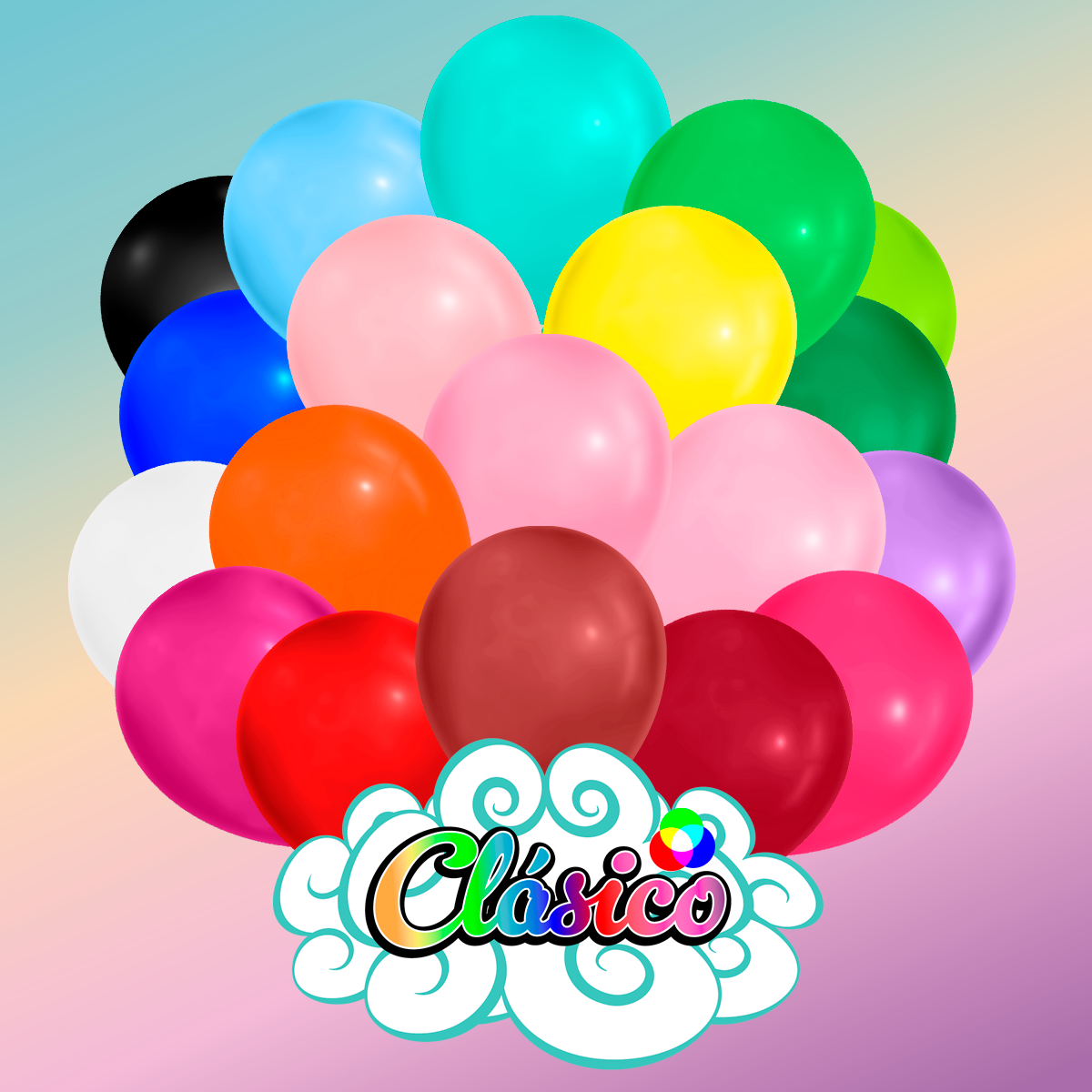 Clásicos globos de látex