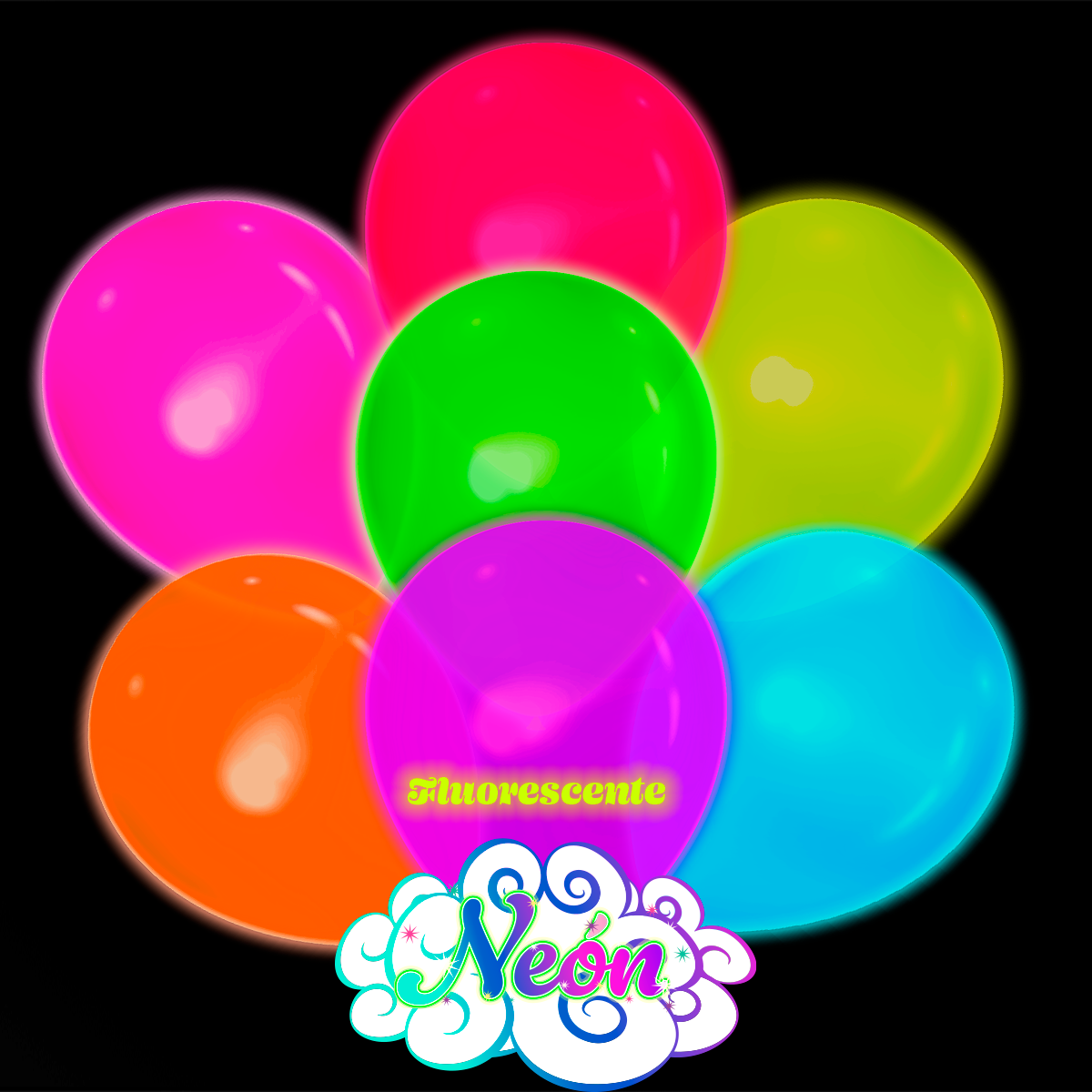 Globos de látex Neón