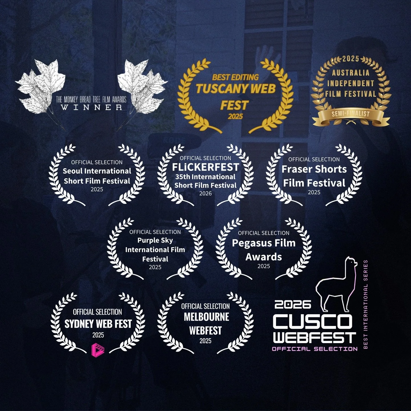 2025 was a year to remember for us!! We're thrilled to have received 8 official selections, 1 semi-final spot, and 2 Wins 🥳 for La Pa Legends and Kit! Massive congratulations to the entire crew that worked tirelessly on these projects 🤩