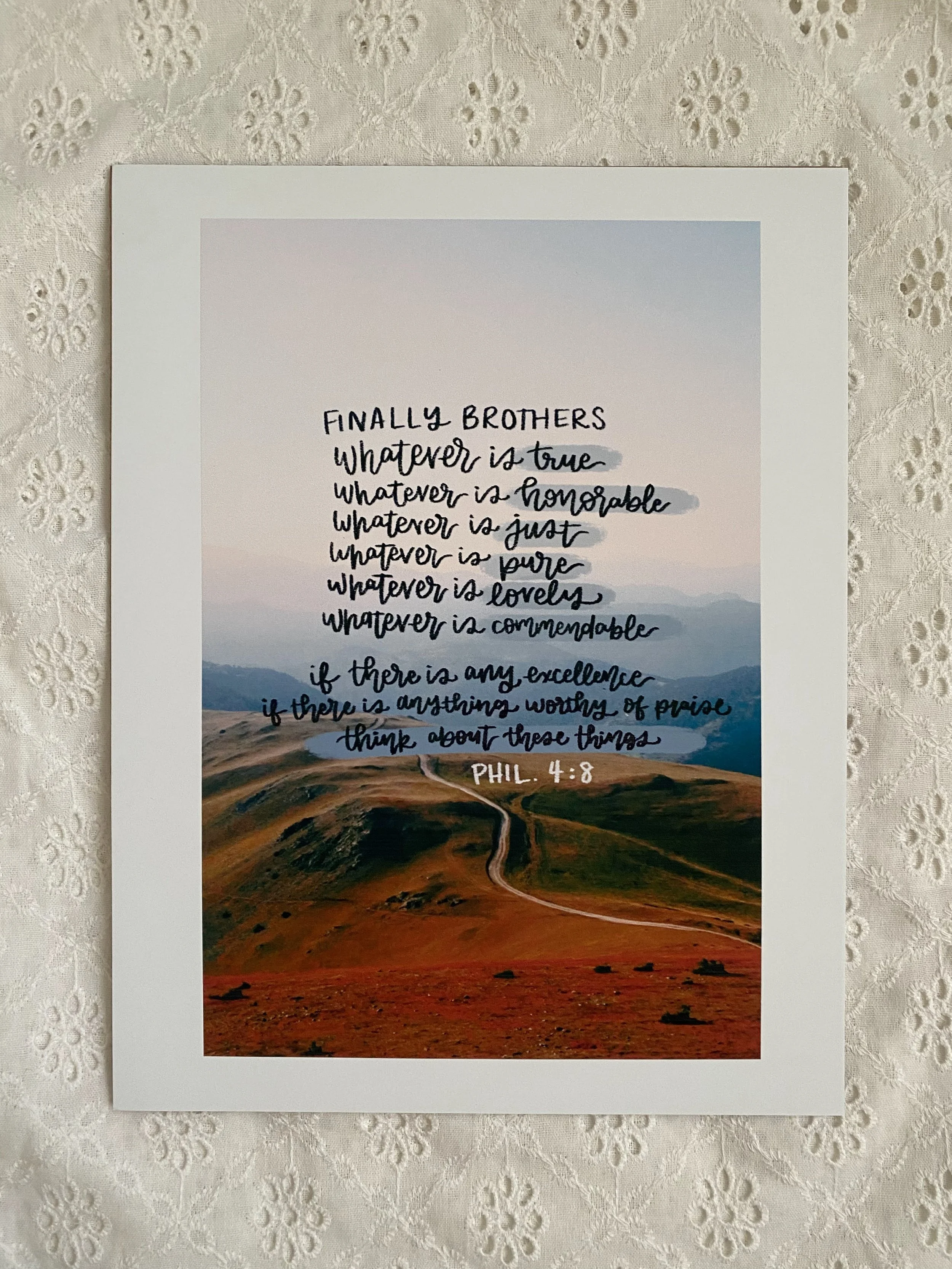 Fearfully & Wonderfully Made Print