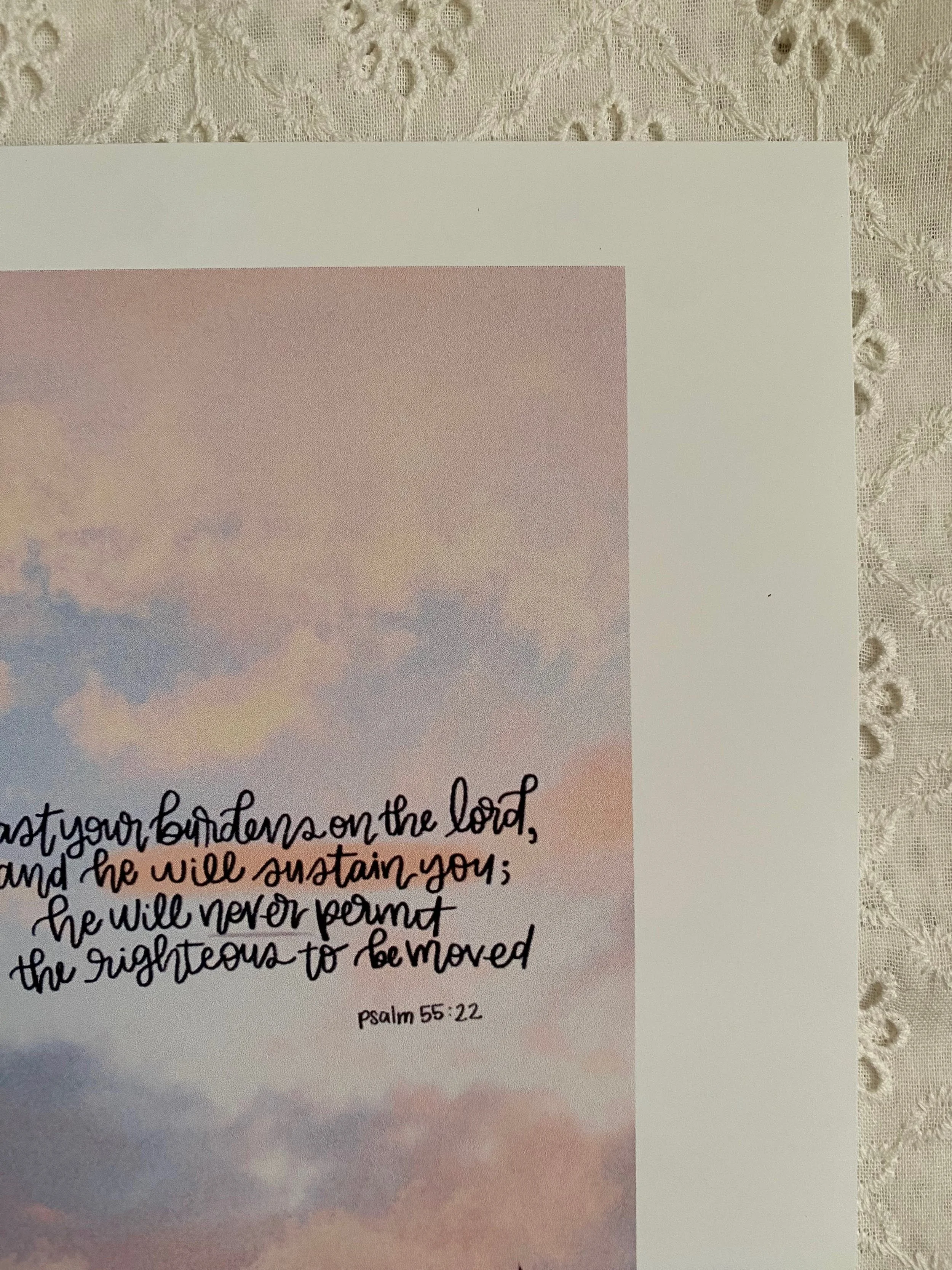 He Will Sustain You Print
