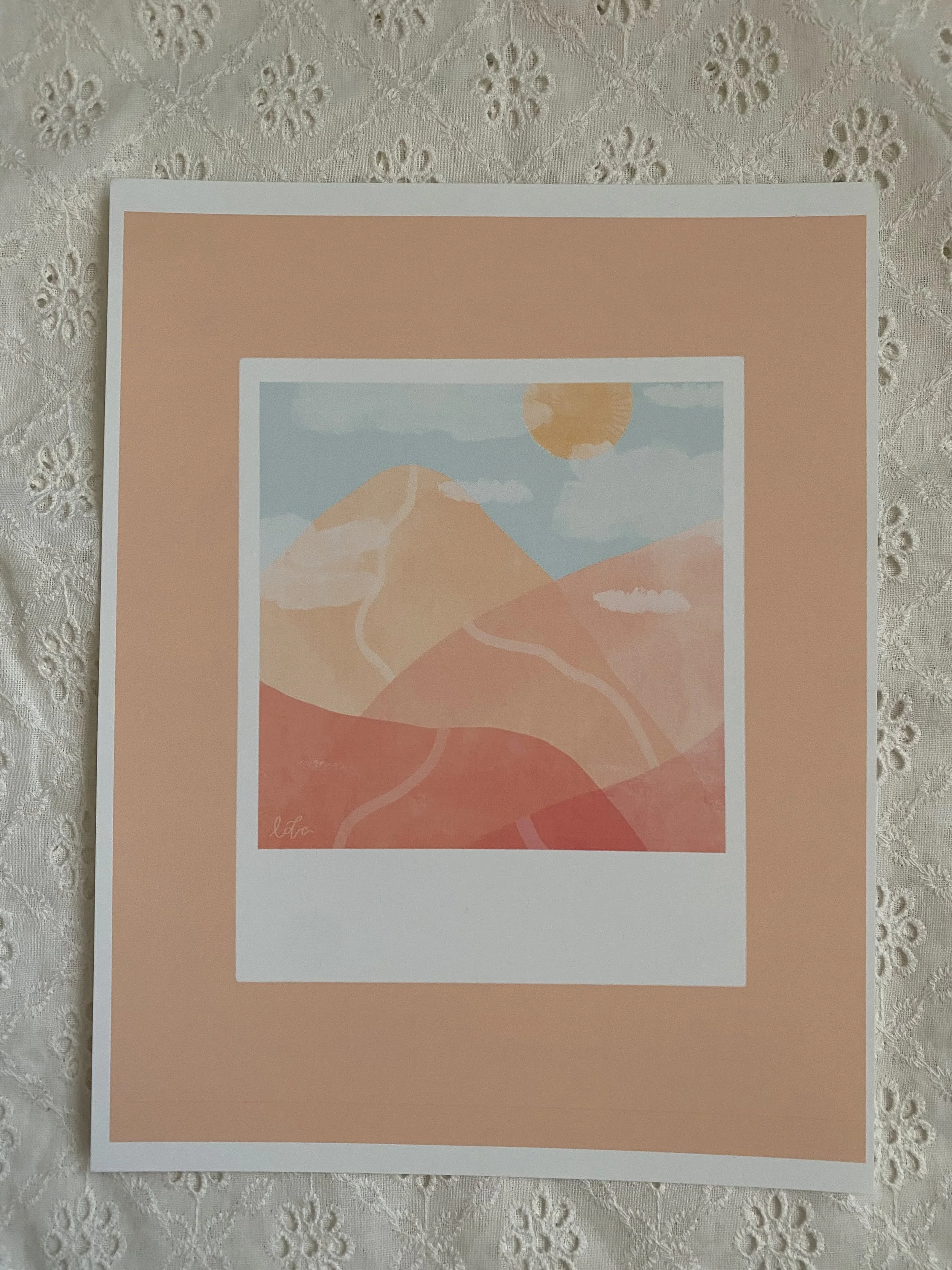 Mountain Polaroid Print