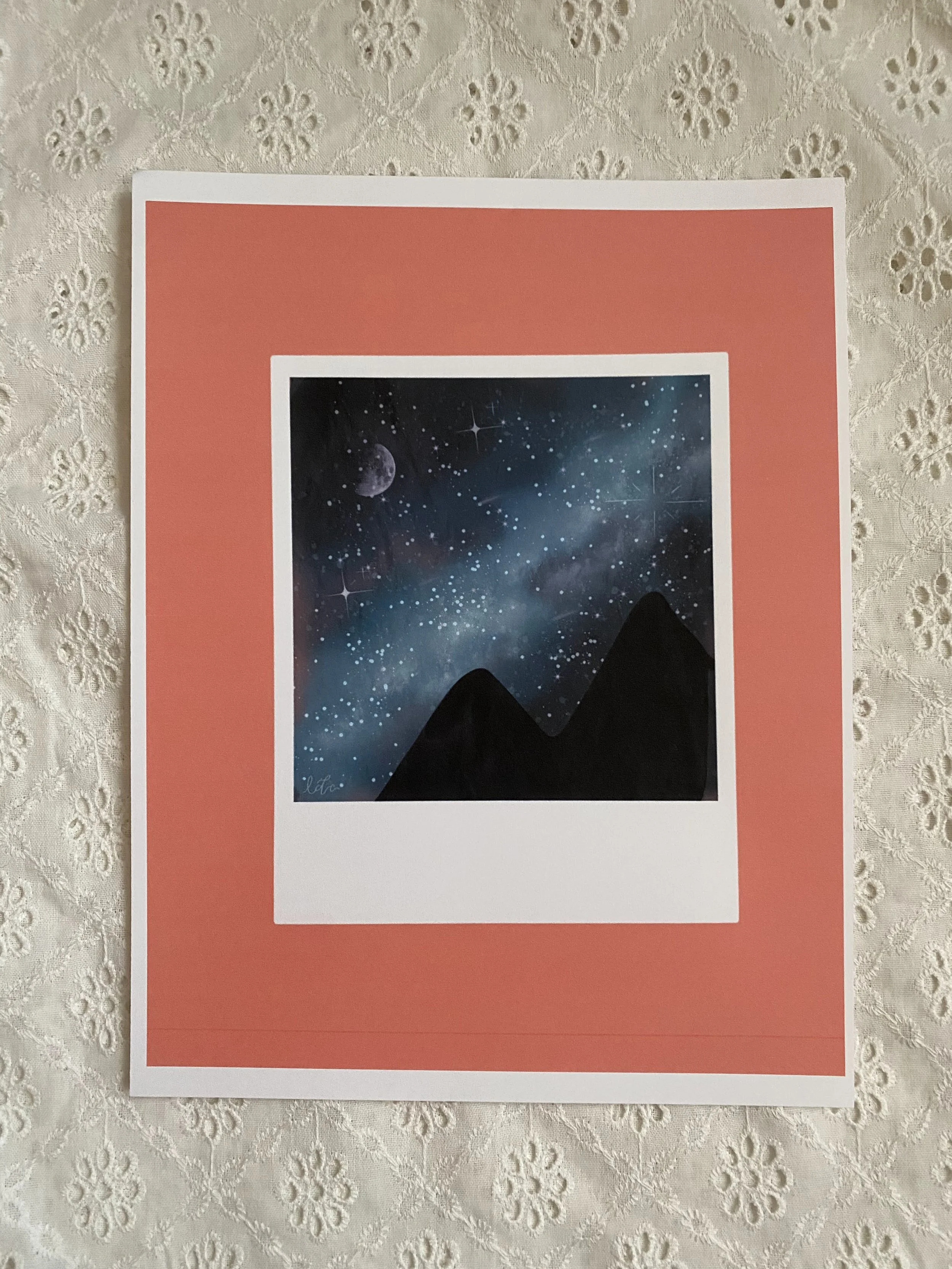 Moon Polaroid Print