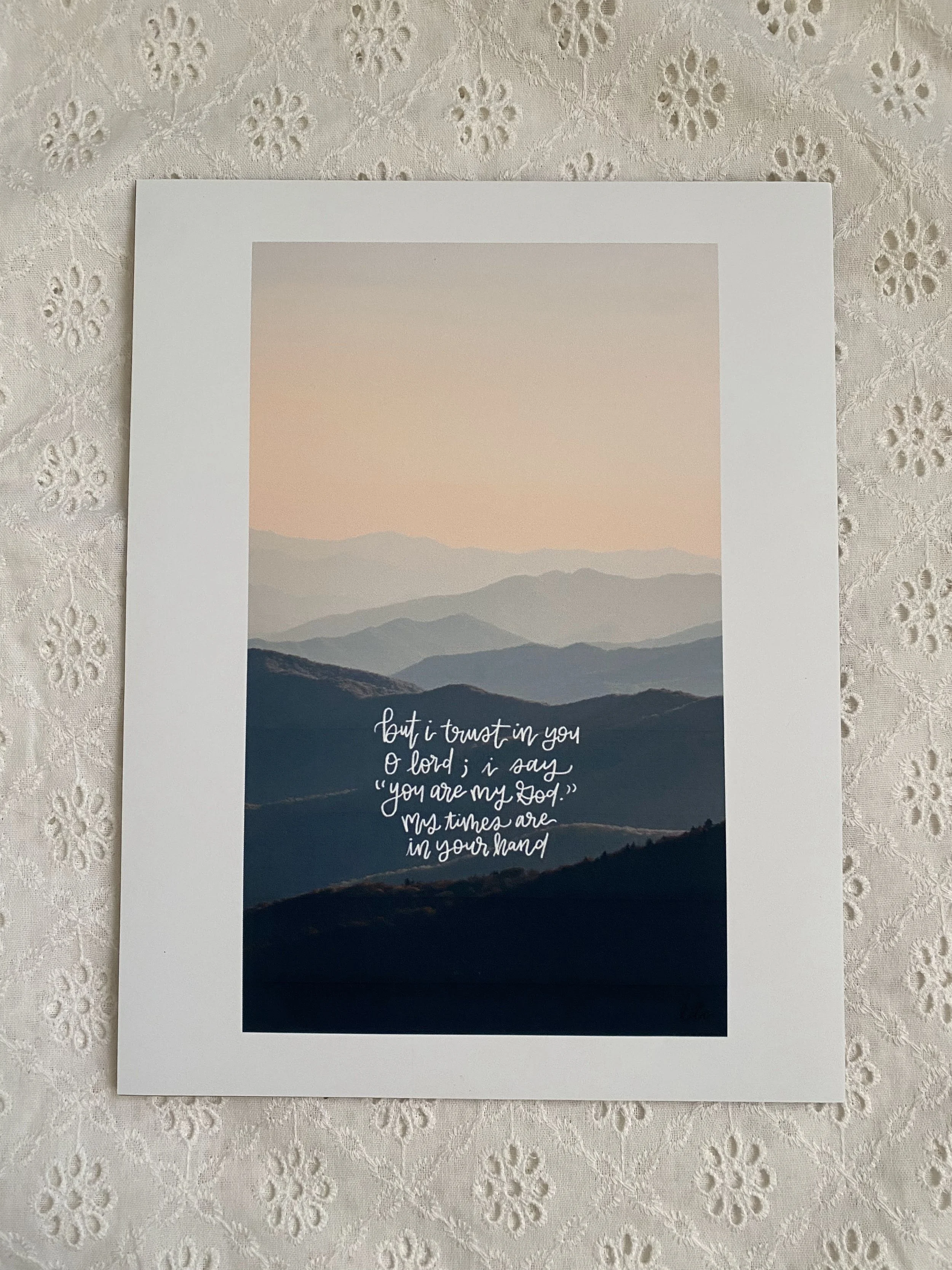My Time is In Your Hands Print