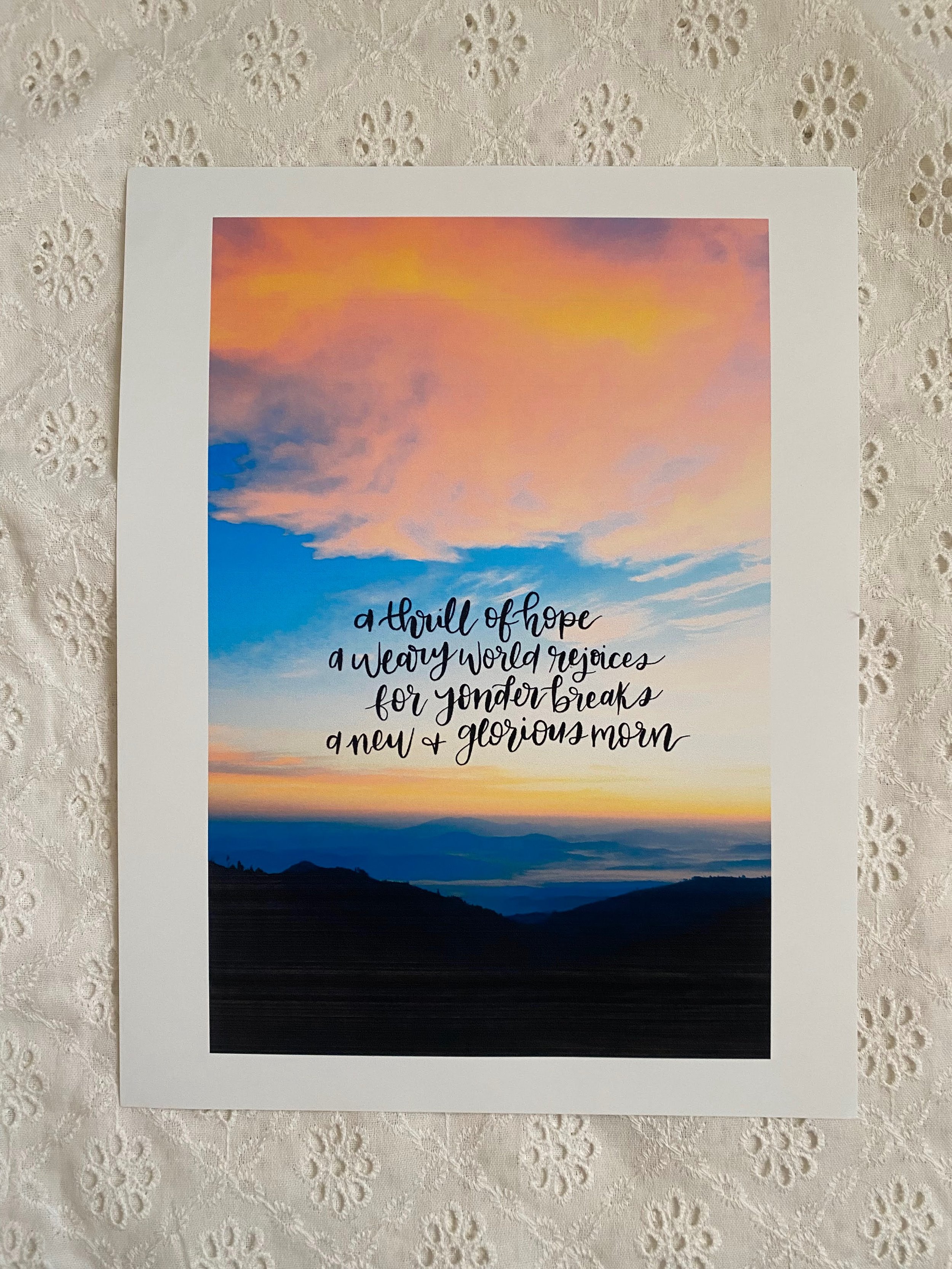 Thrill of Hope Print
