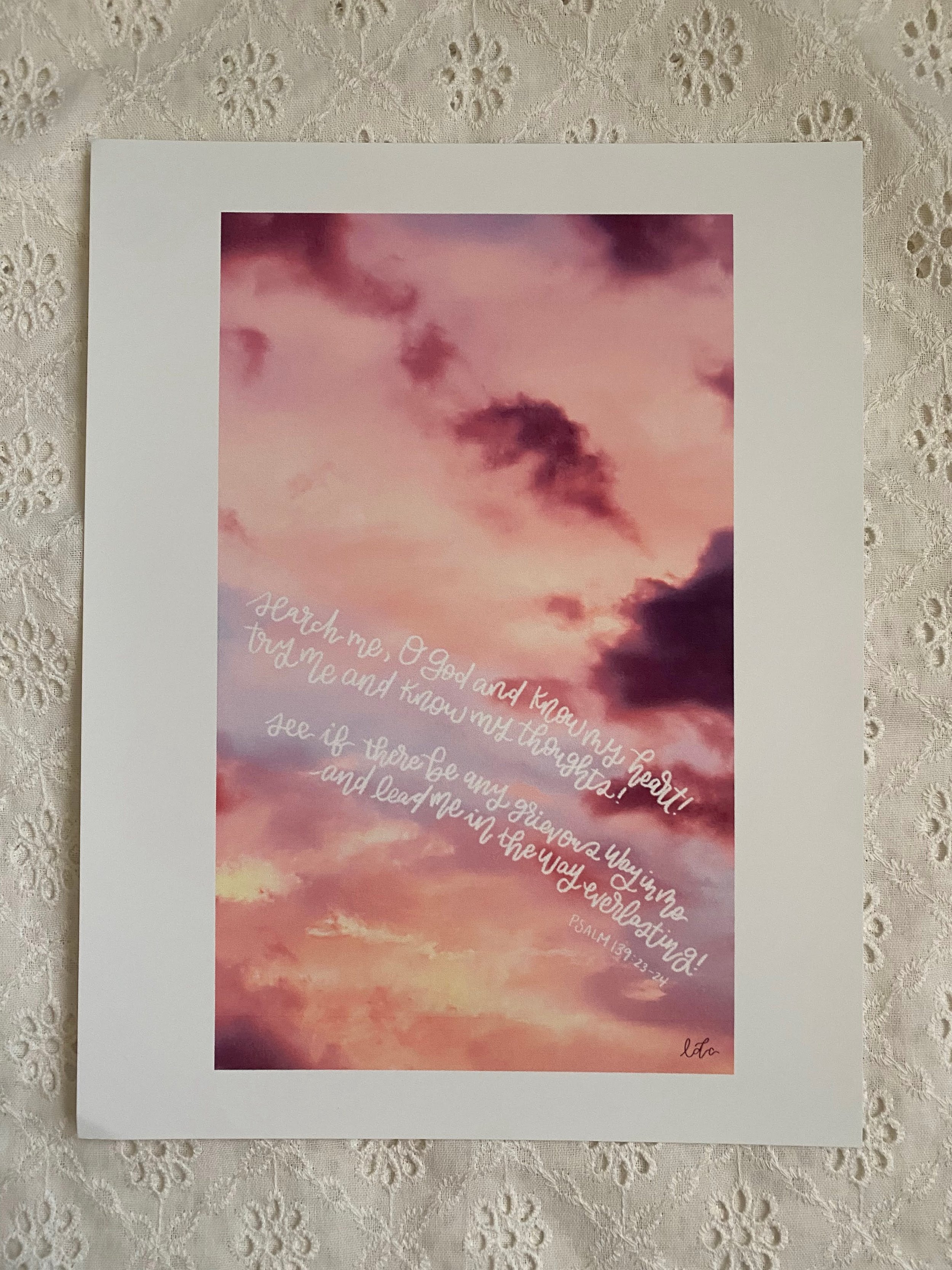 Search Me Oh God Print