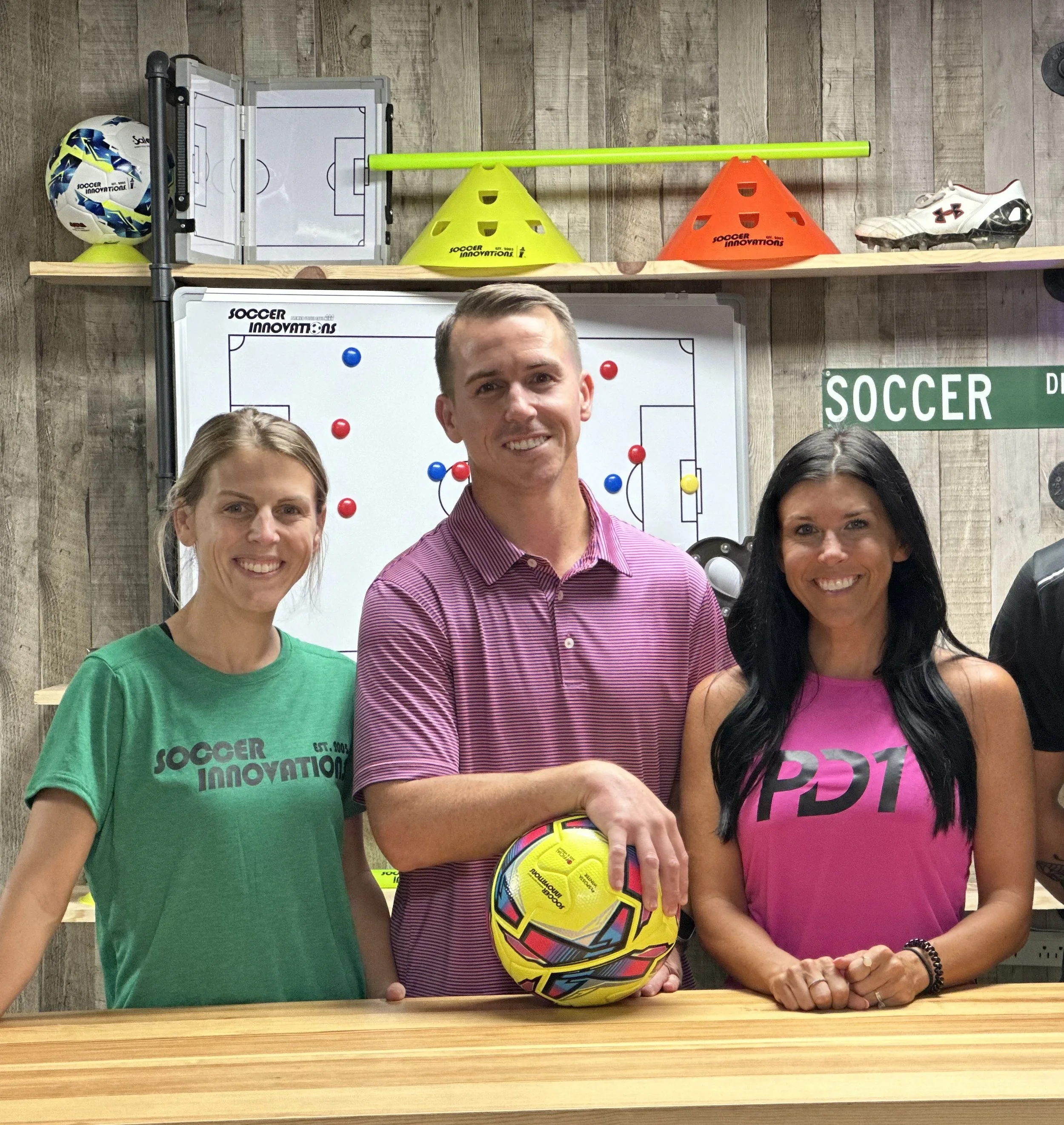 Sports Trainer Network and their brand partner, Soccer Innovations, selling athletic equipment nationwide.