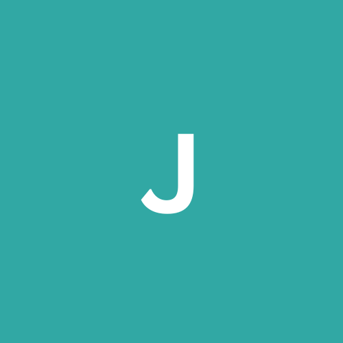 Teal background with a white capital letter J in the center.