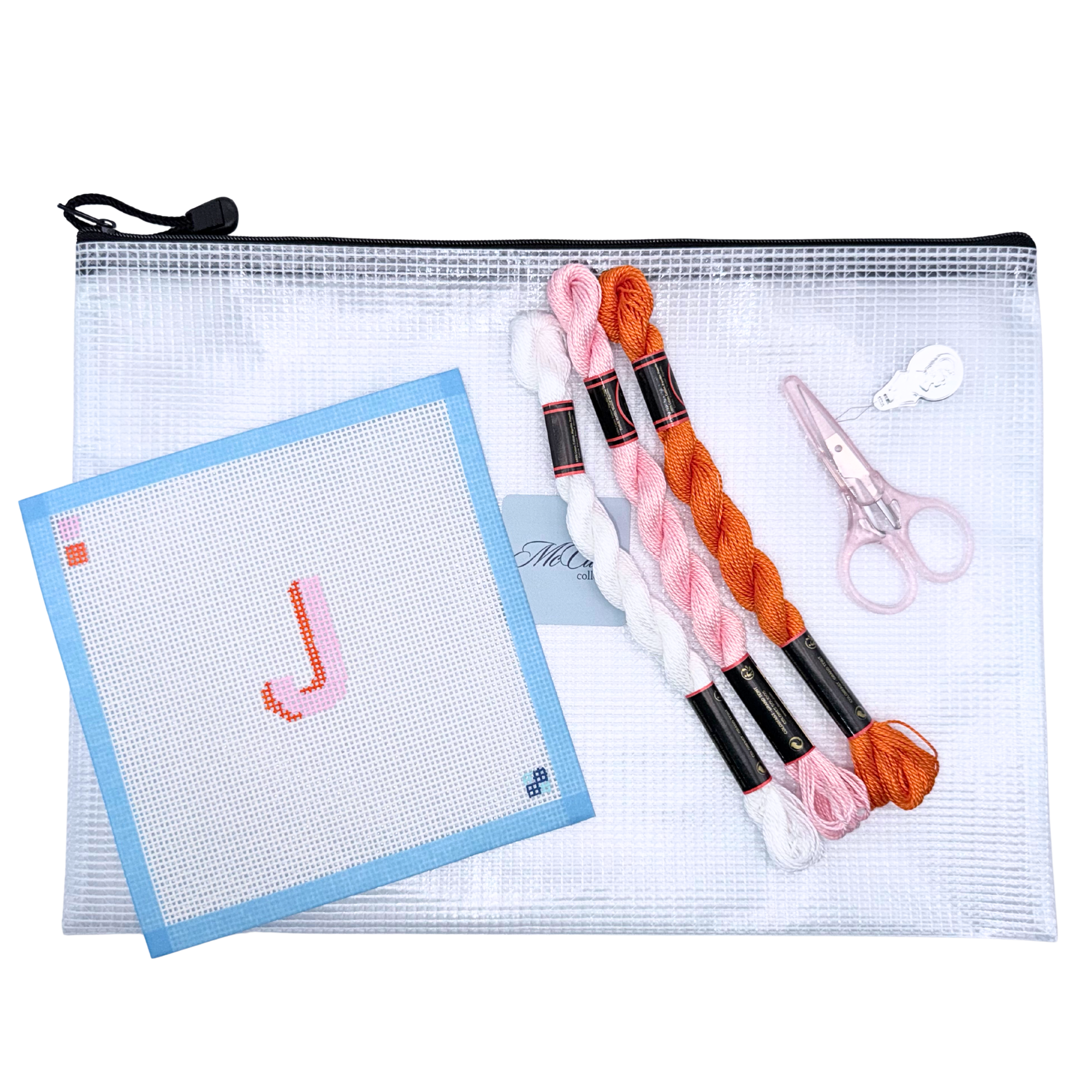 shadow letter needlepoint kit
