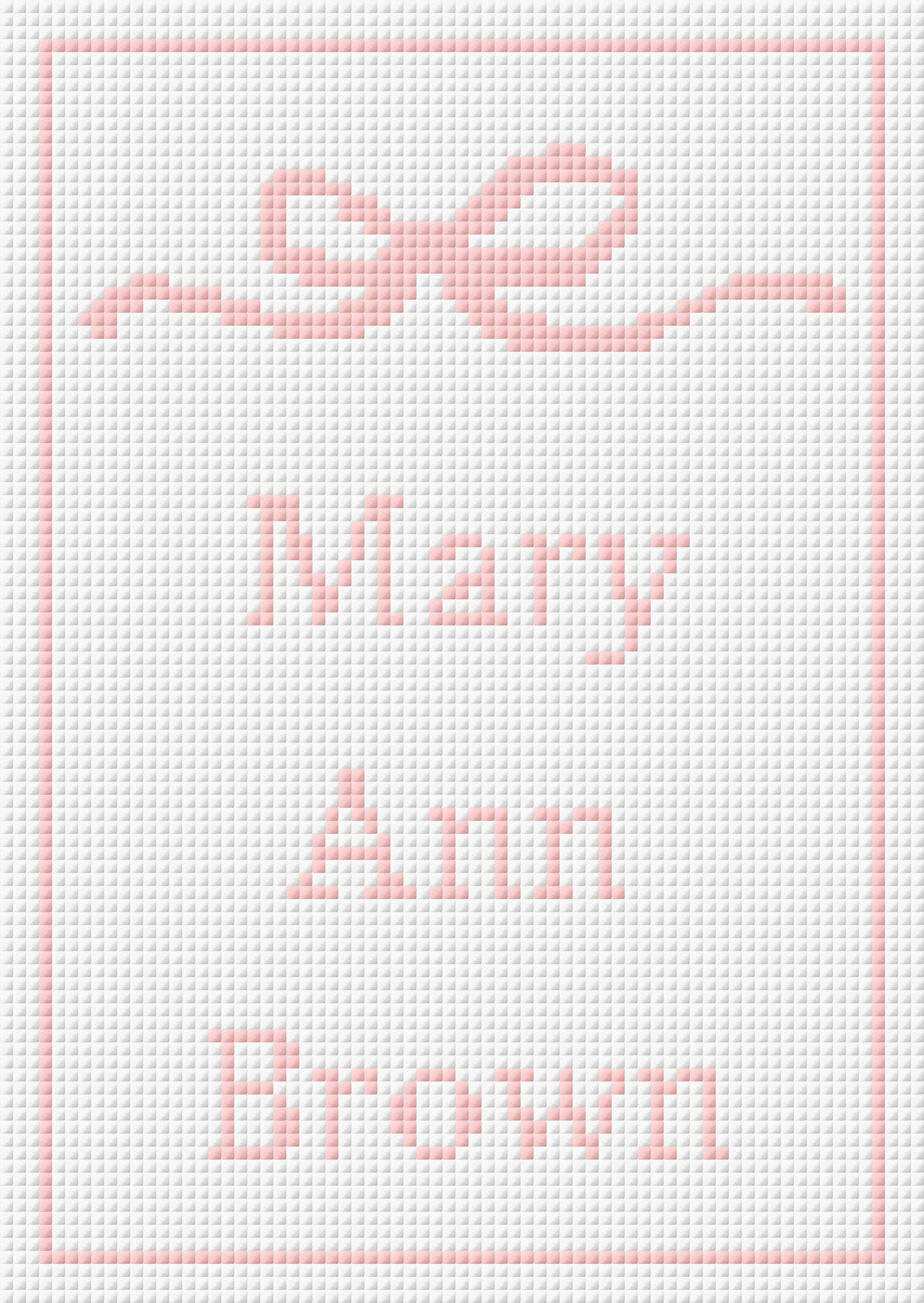 custom girl's birth announcement