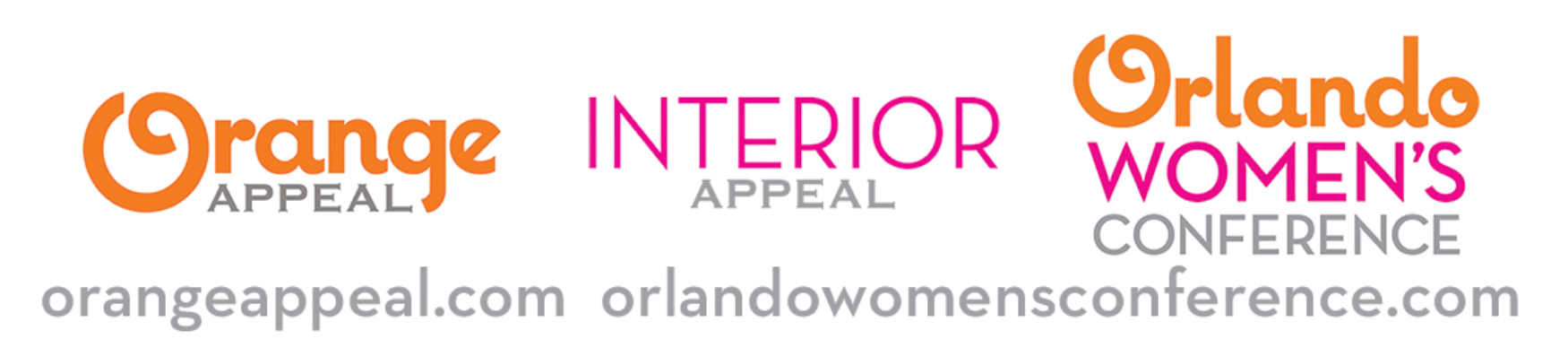 Colorful word cloud with words like orange, interior, Orlando, women, conference, and others in varied fonts and colors.