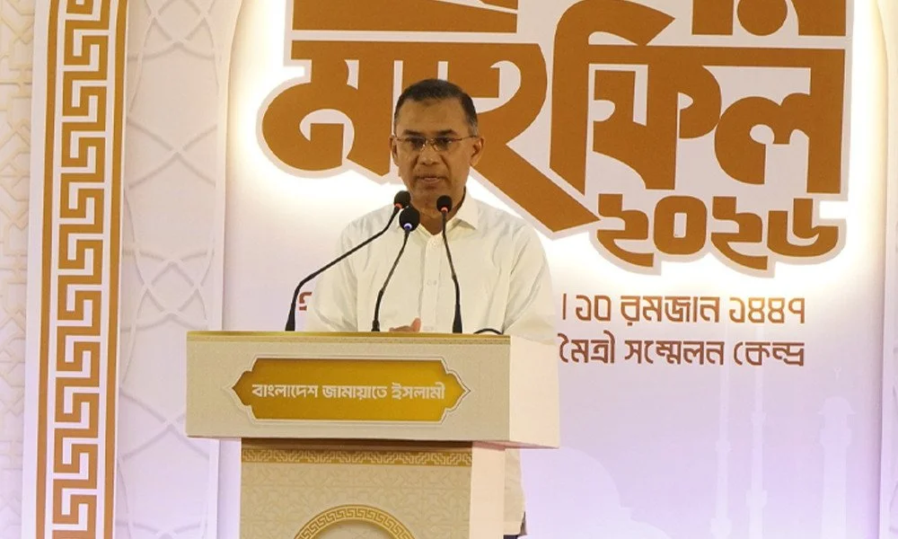 গণতন্ত্র রক্ষা ও জনসেবার শপথে জামায়াতের ইফতারে প্রধানমন্ত্রী