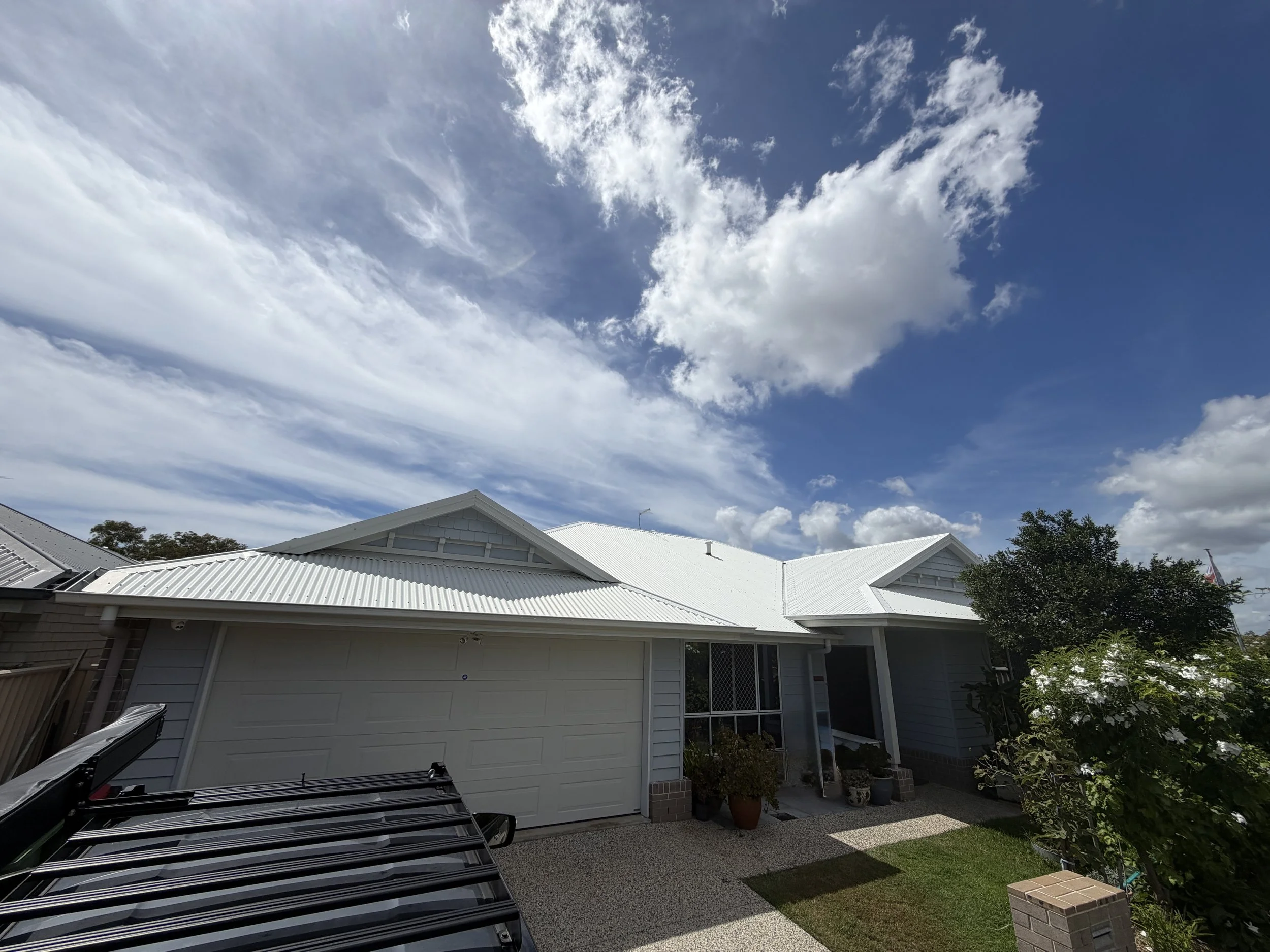 Pressured Cleaned Roof