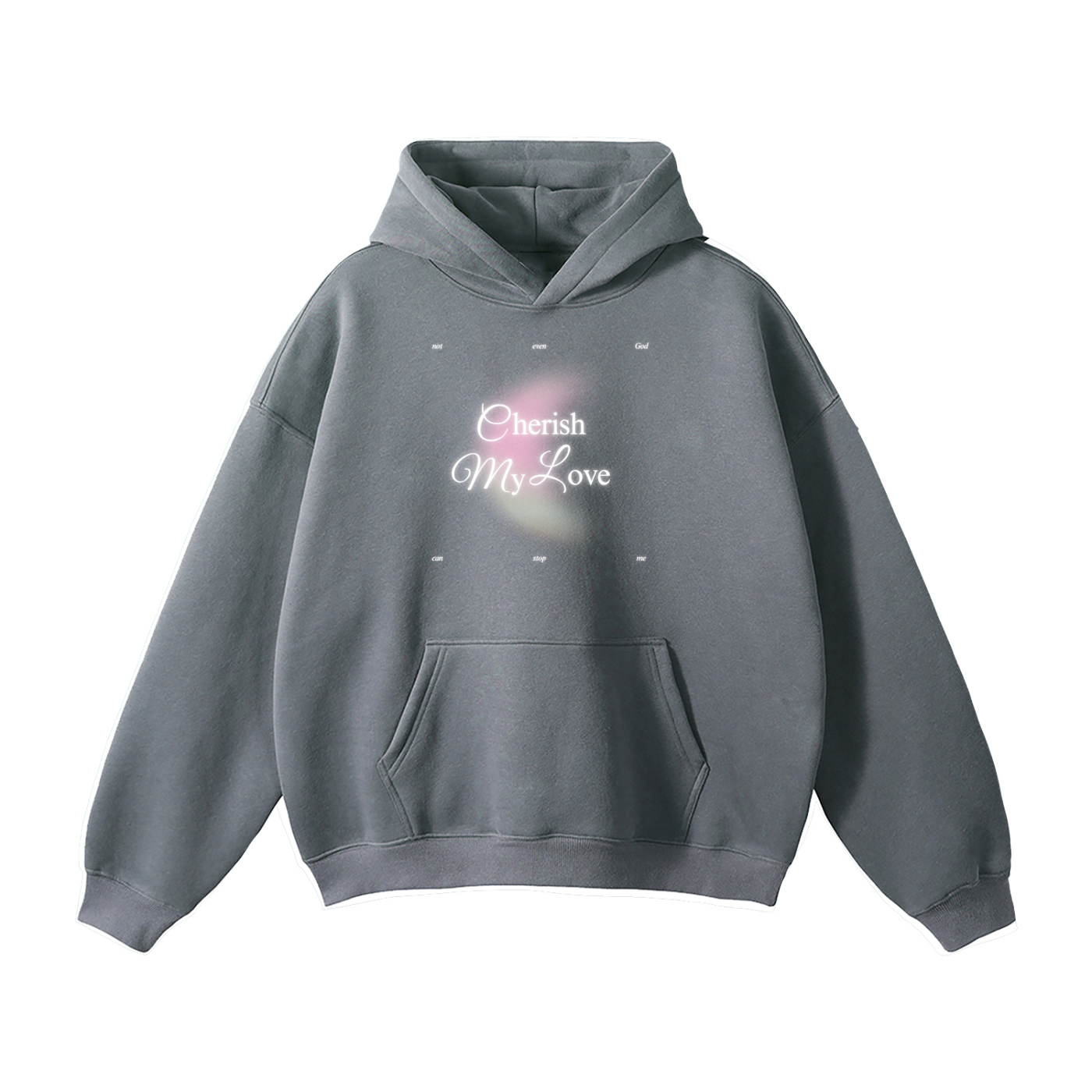 Cherish Lyric Moon Oversized Hoodie