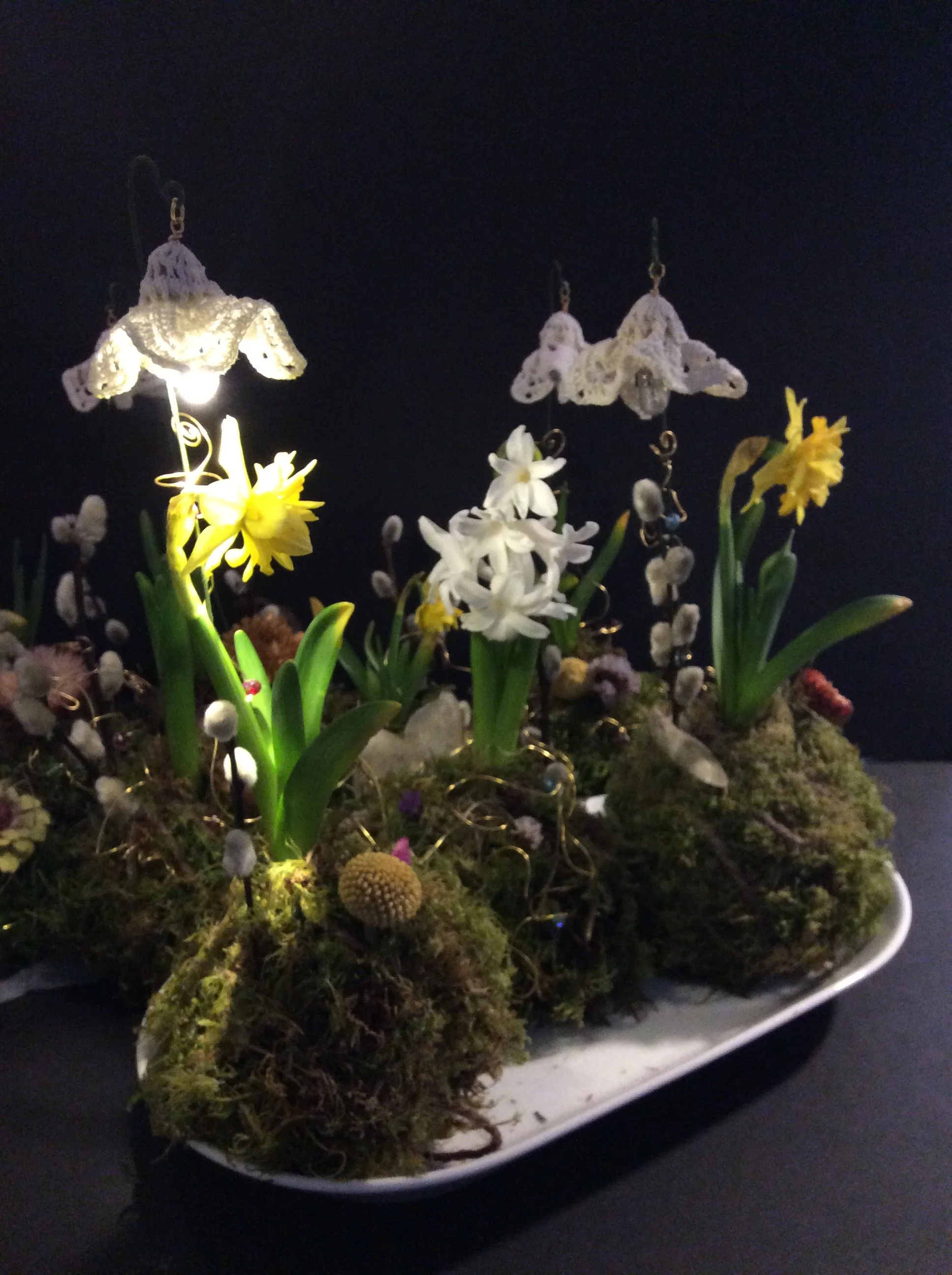 Handmade Spring Kokedama