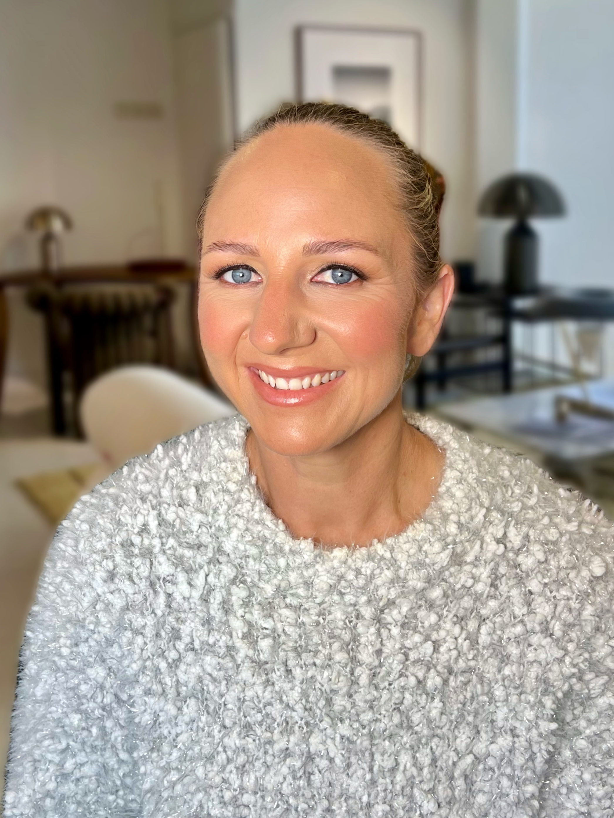 glowy soft glam makeup