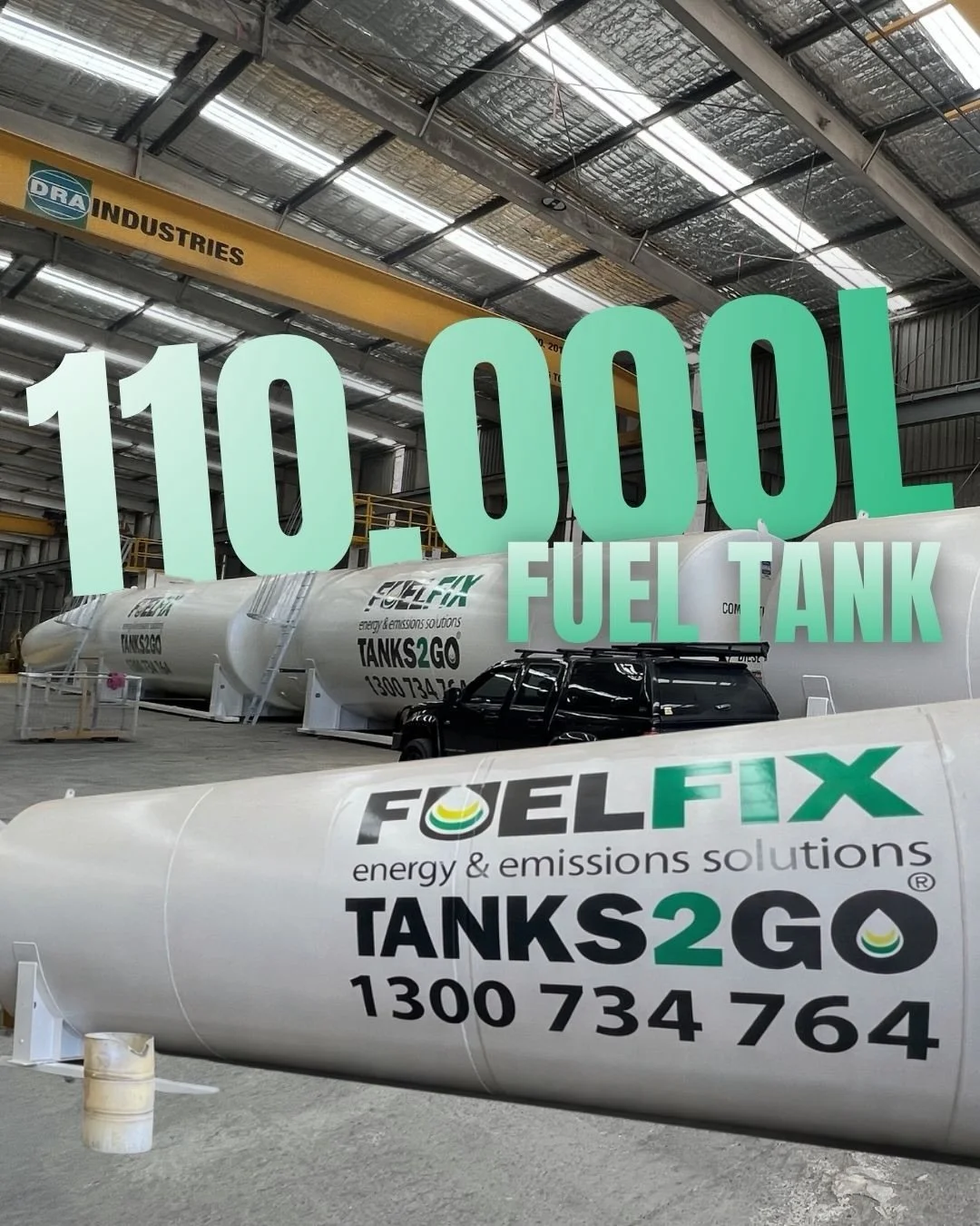 Another 3 110,000L tanks signed ready for Fuel Fix!

3.9m x 2.4m 3-colour decal installation - executed at height, on curve, on scale.

Another Sonic speed installation done right.

📩 Commercial signage &amp; all other enquiries via DM or call us to