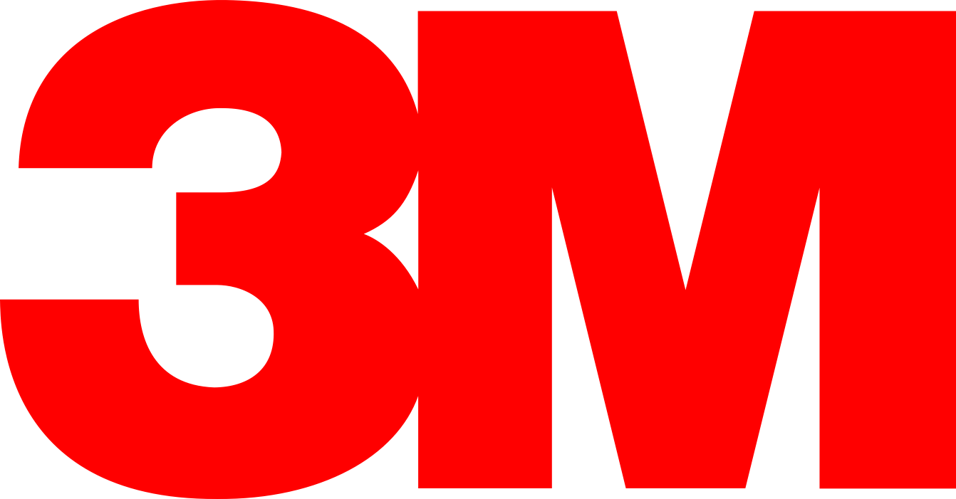Large red and black 3M logo.
