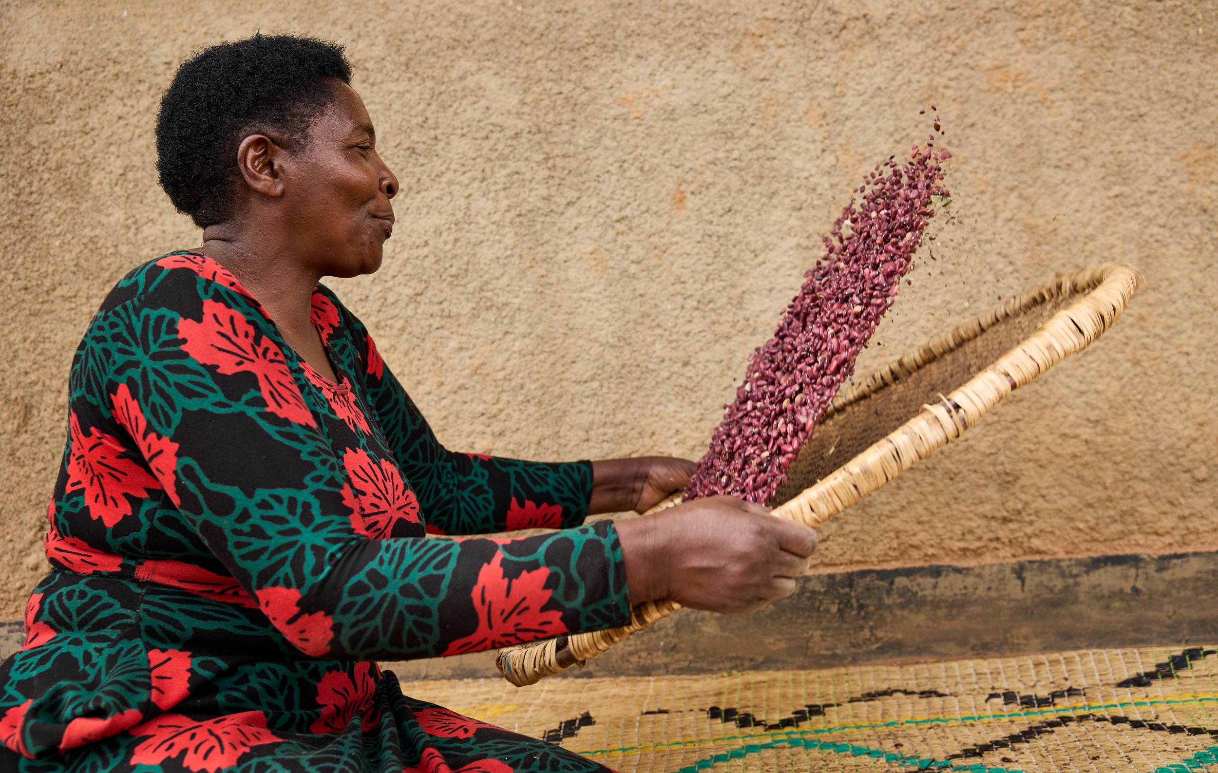 Documentary photograph for NUNU Fund showing smallholder farming, community trade, and financial inclusion in Uganda Africa