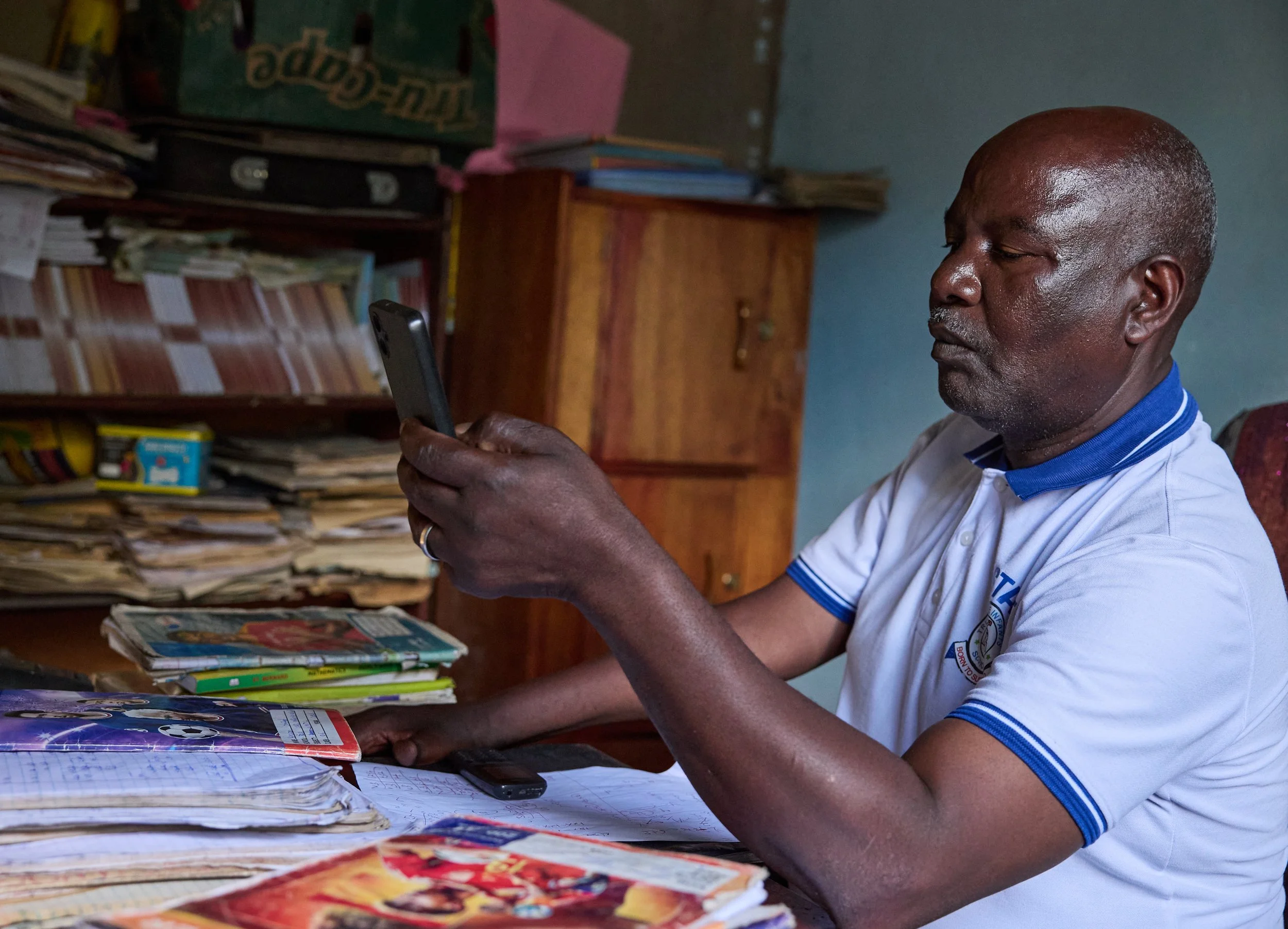 Whisp Health project image documenting appointment reminders, immunisation reminders, and healthcare access in Uganda, Africa