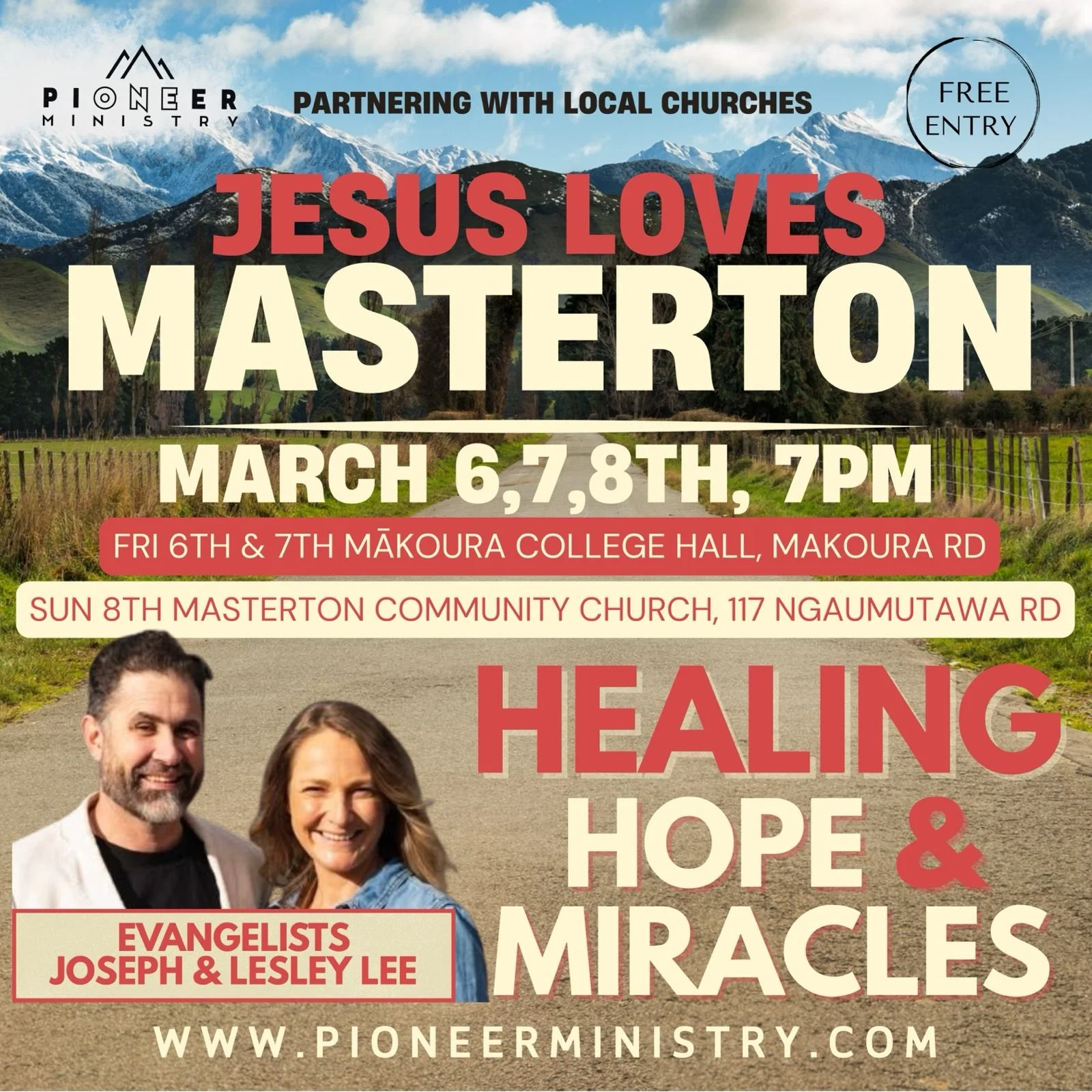 Jesus Loves Masterton March 6-8th