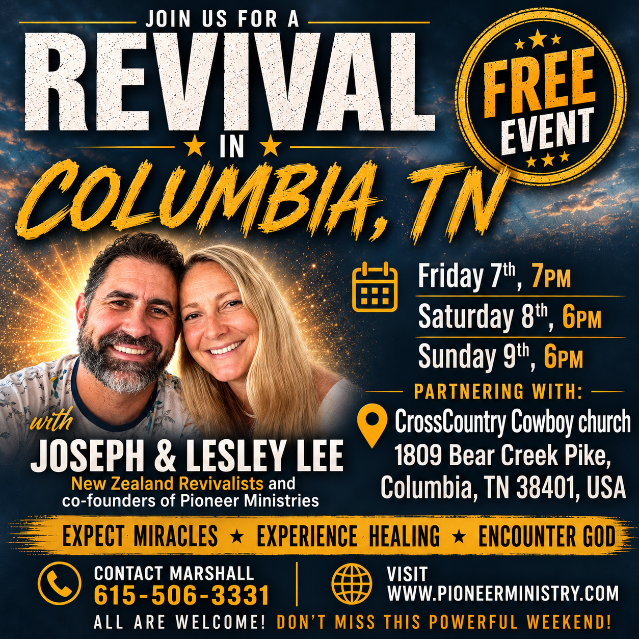 Columbia TN | Cross Country Cowboy Church