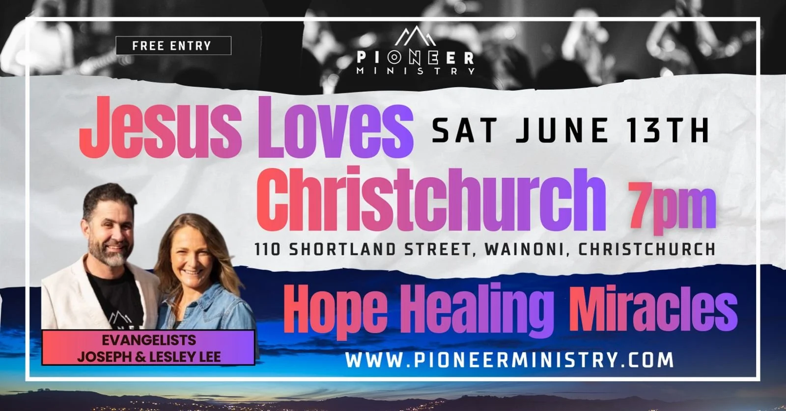 Christchurch June 13th Revival Night