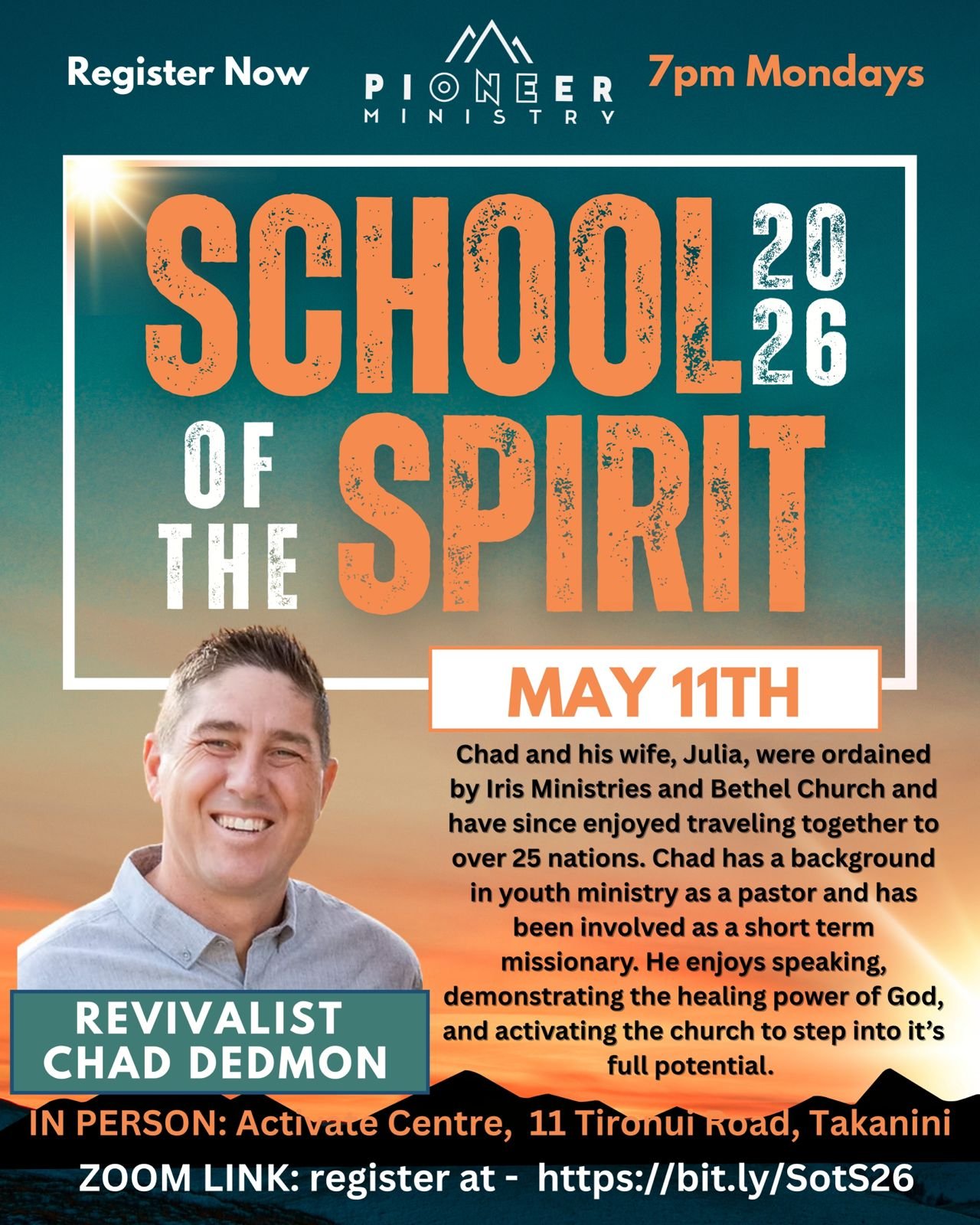 School of the Spirit | Chad Dedmon | May 11th