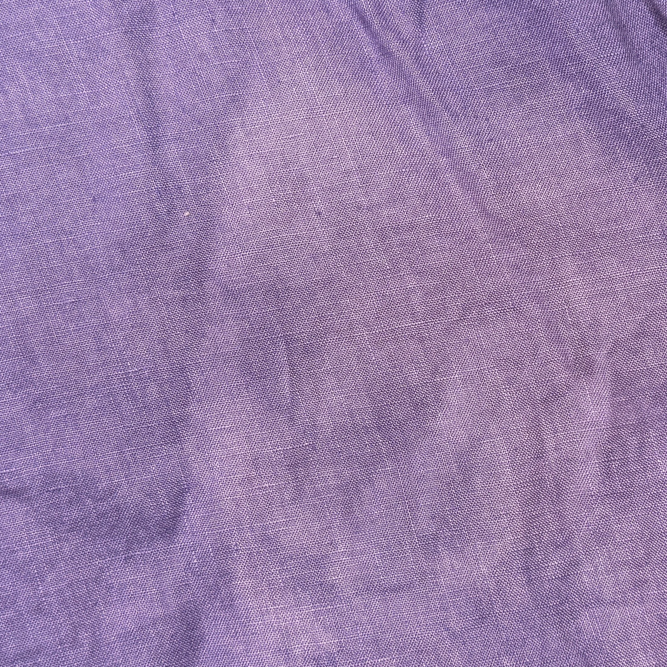 Discoloration on Purple Fabric
