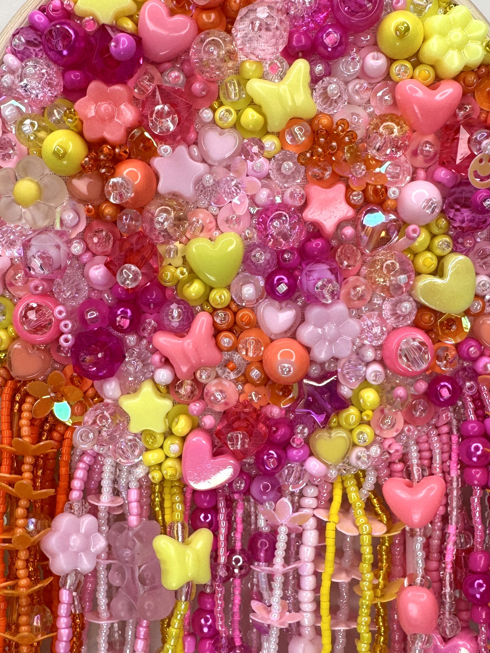 Girlhood Bead Embroidery Close Up