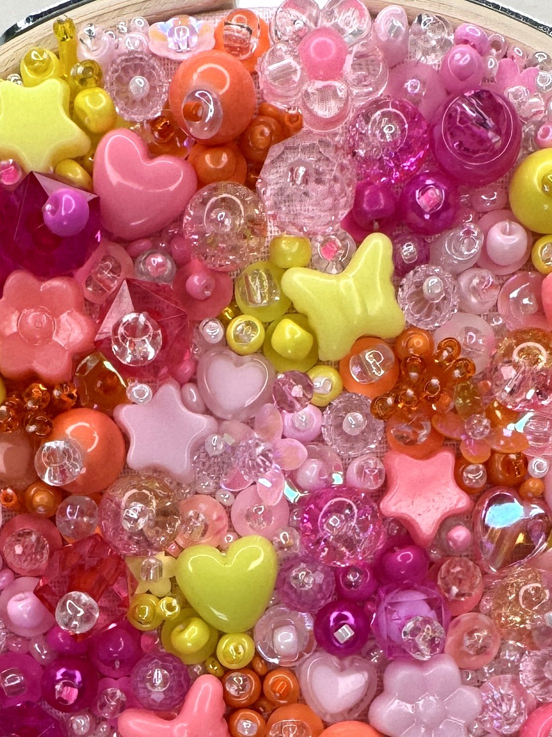 Girlhood Bead Embroidery Close Up