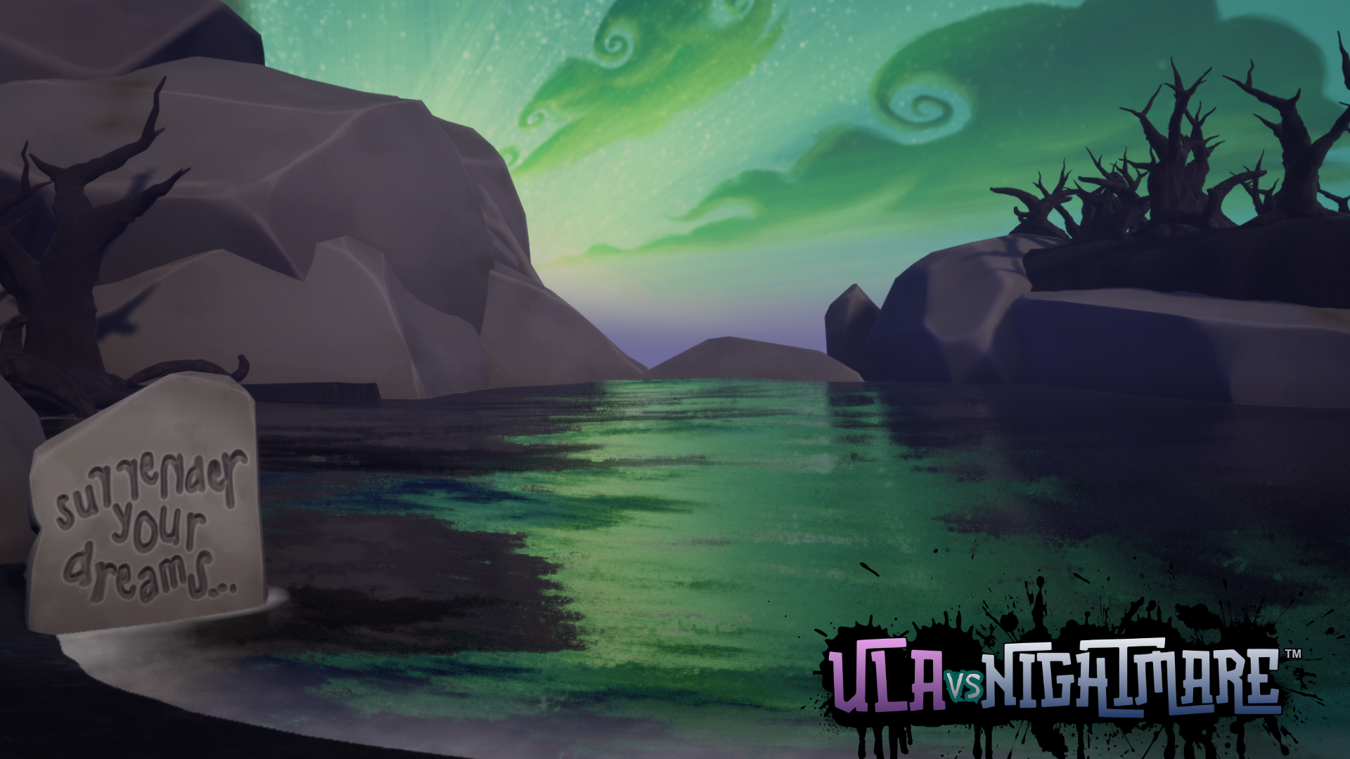 Screenshot of the Sanctuary lake.