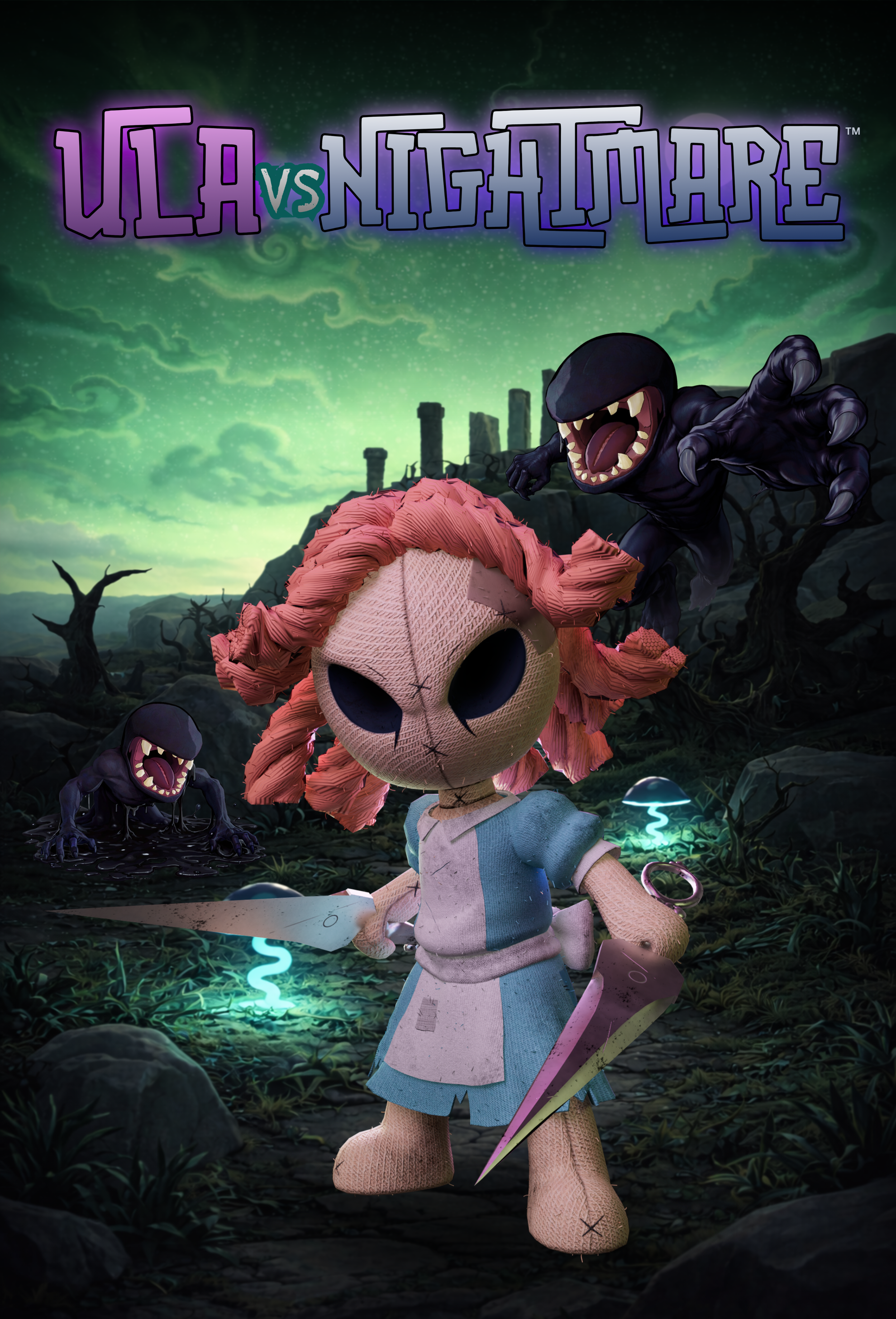 "Ula vs. Nightmare" mock up poster.