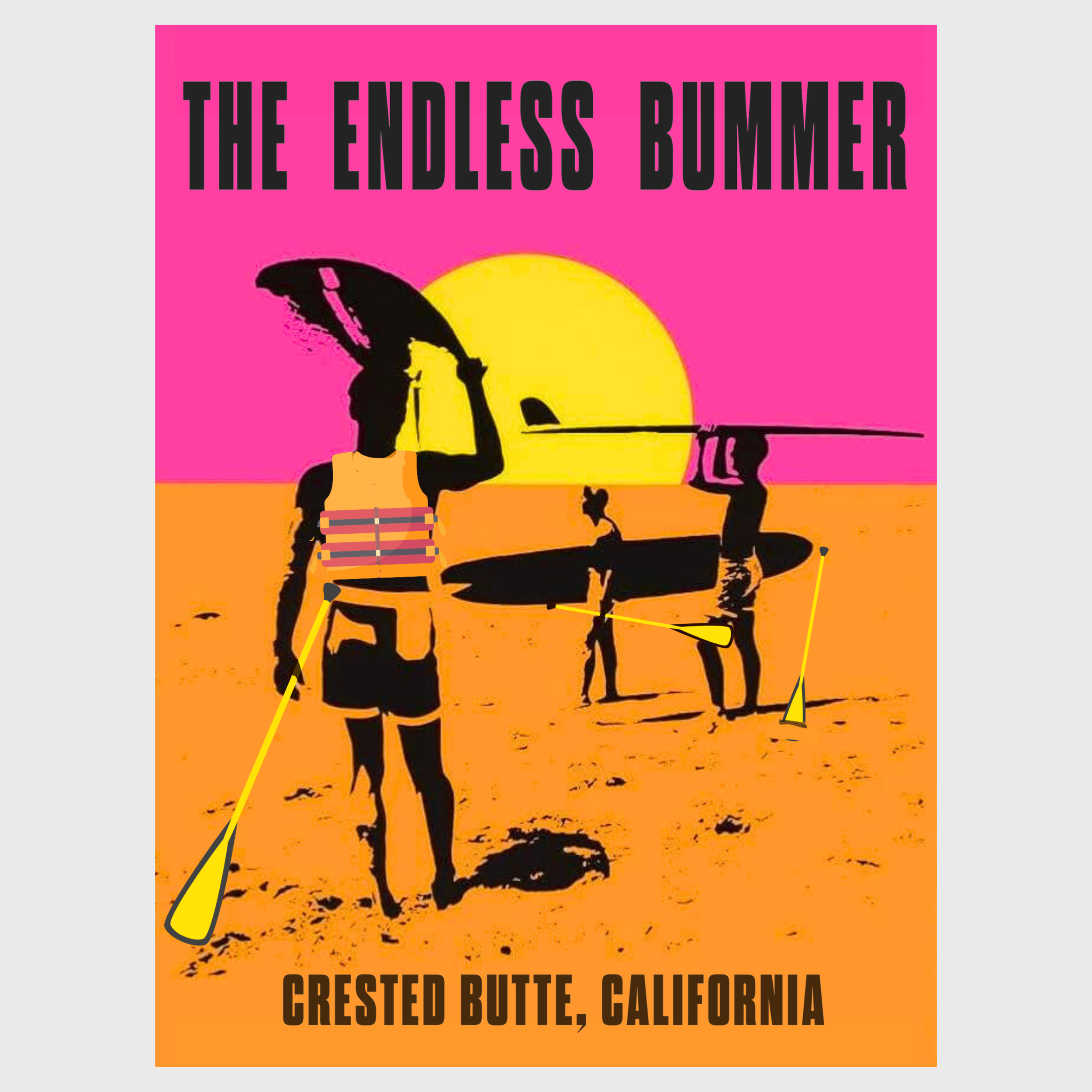 The Endless Bummer:  Crested Butte, California  |  3" x 4"