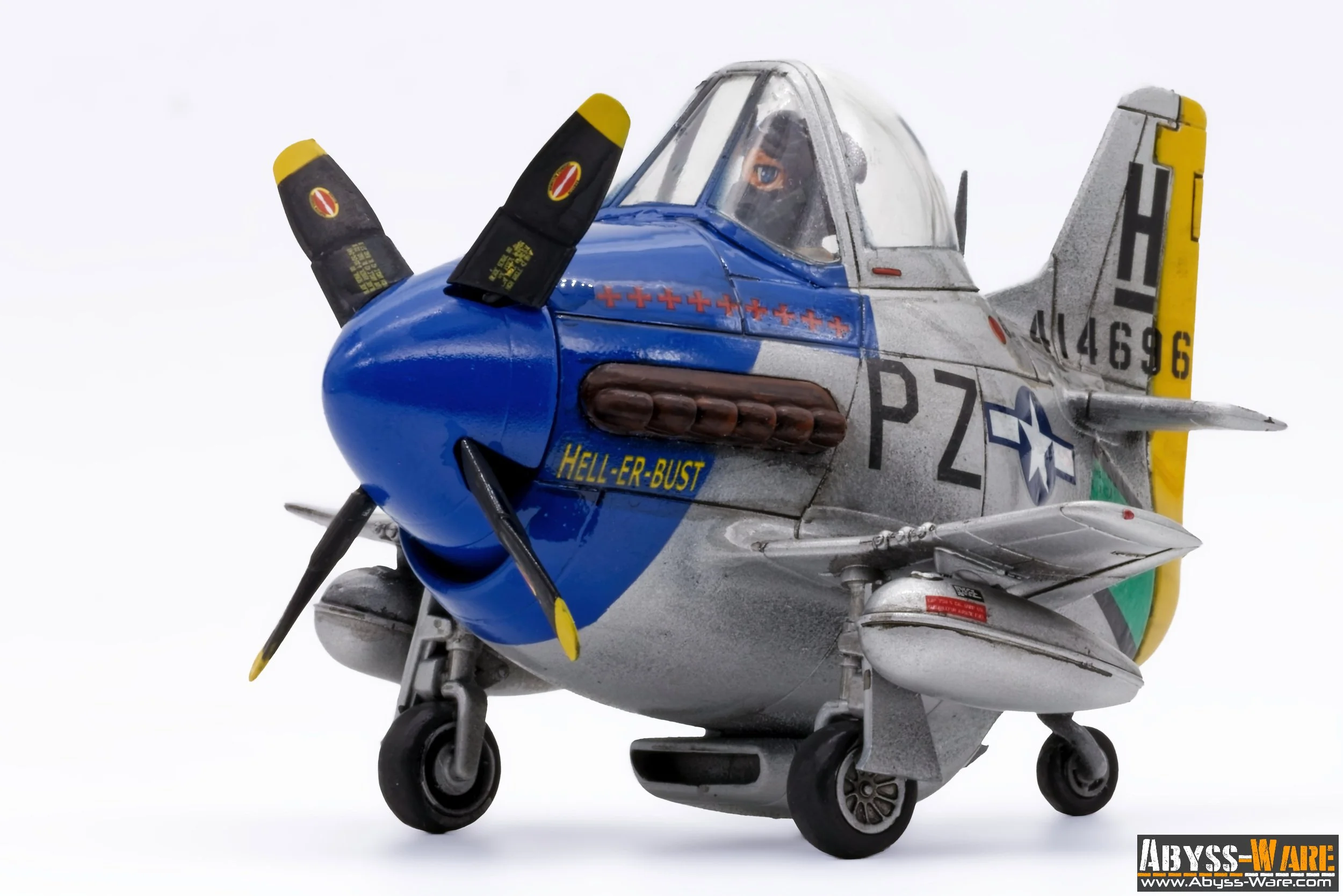 P-51 Mustang Egg plane - HASEGAWA 60117 kit