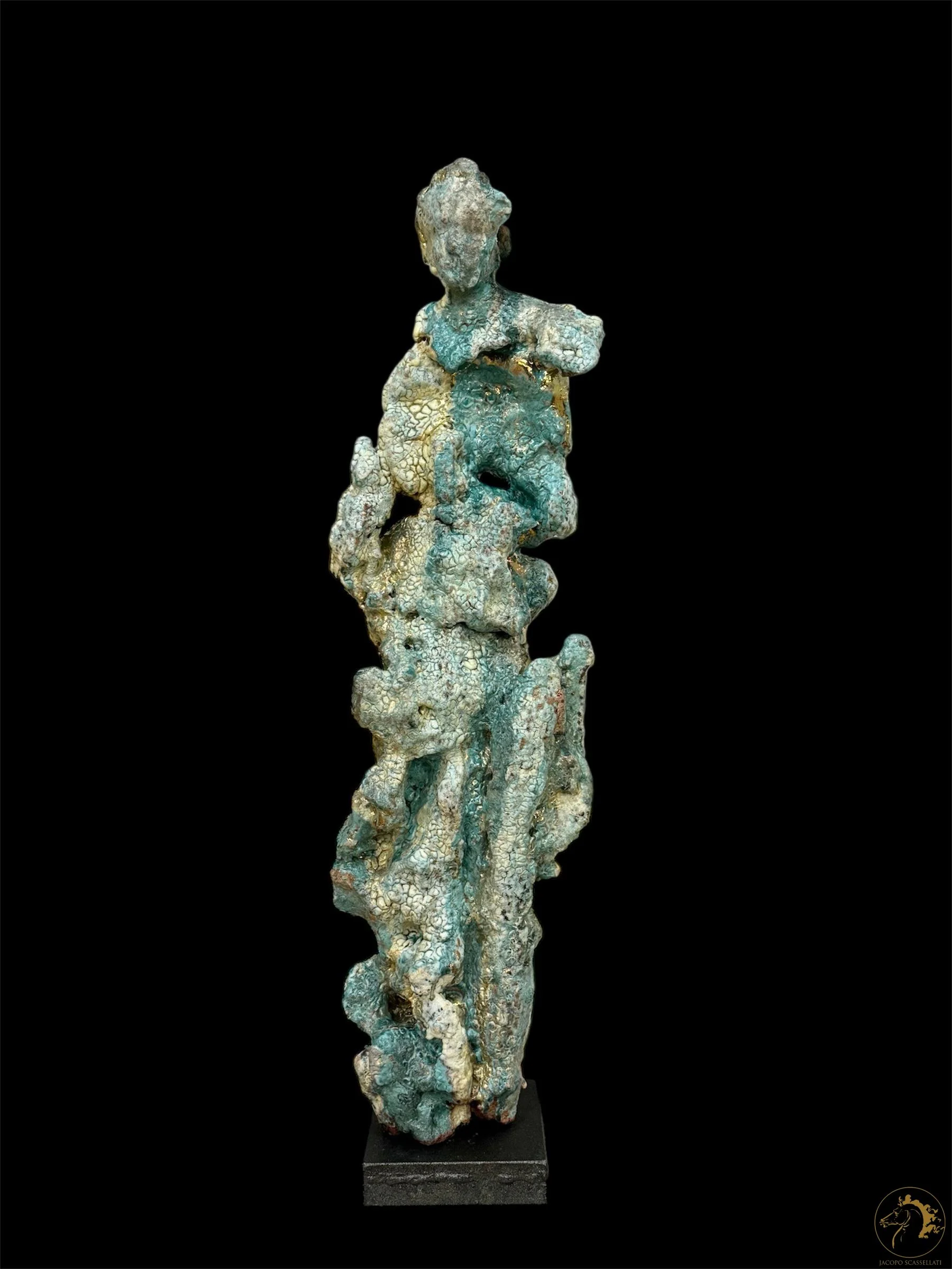 Forma Cosmica, ceramica smaltata a gran fuoco, 63 x 12 x 10 cm