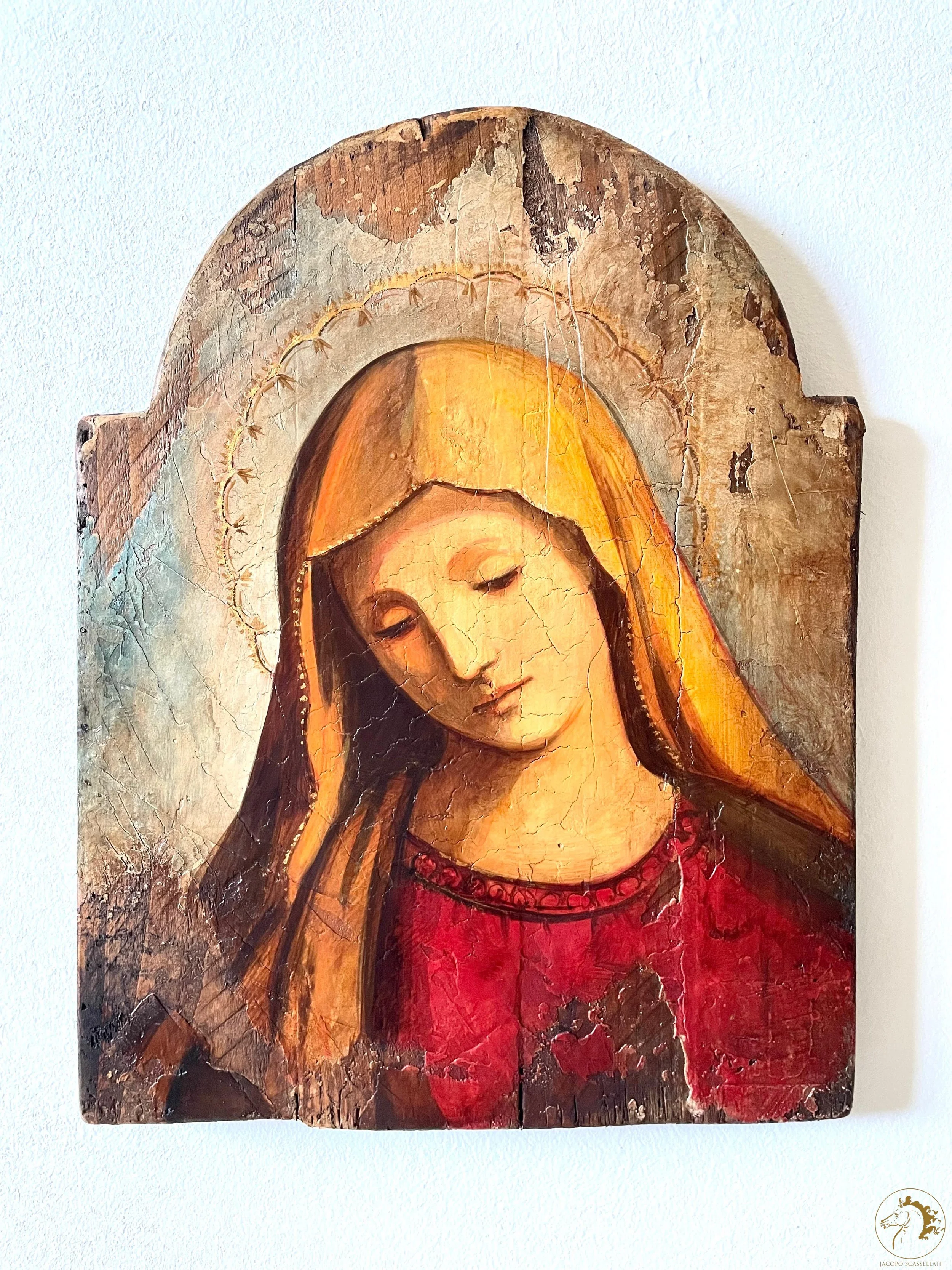 Maria Maddalena, olio su tavola, 30 x 40 cm, 2021