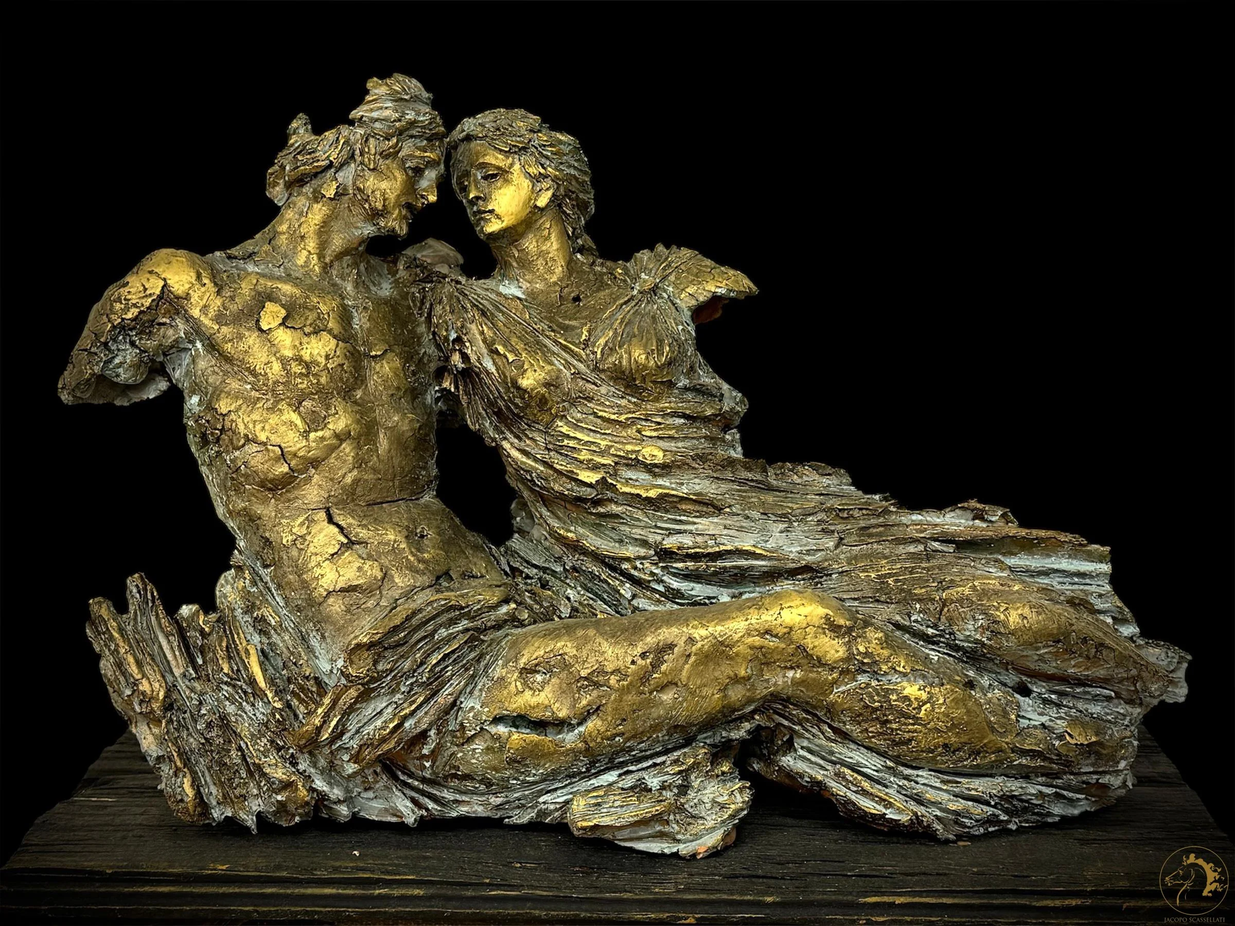 Il Ritorno di Ulisse, terracotta policroma, 36 x 57 x 21 cm