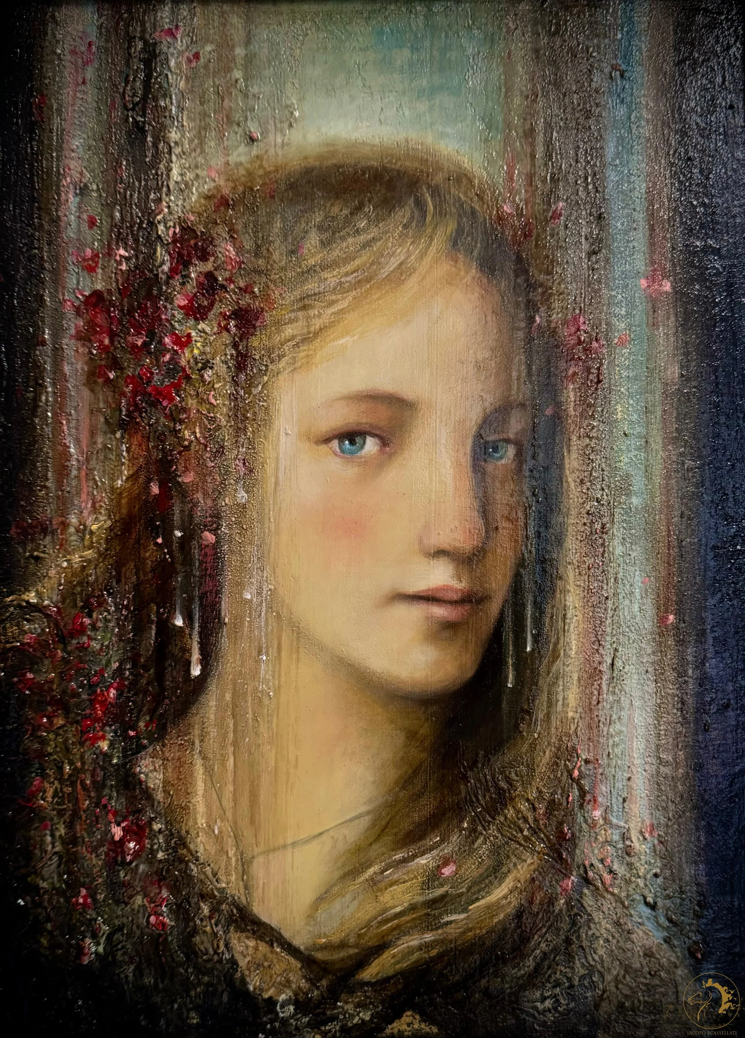 Petali di Luce, olio su tela, 30 x 40 cm