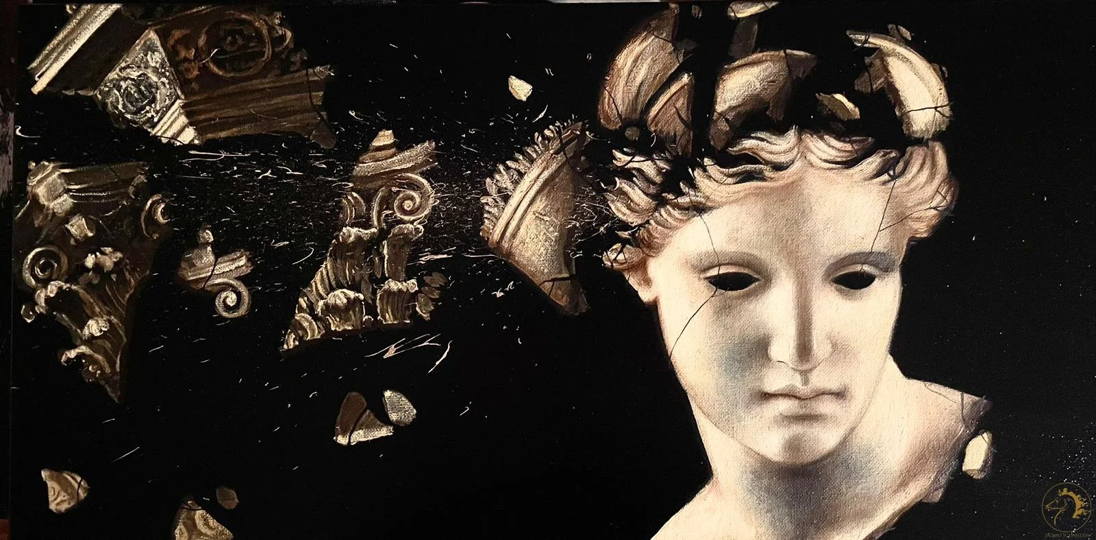 Antiche Memorie, olio su tela, 30 x 60 cm | Collezione privata