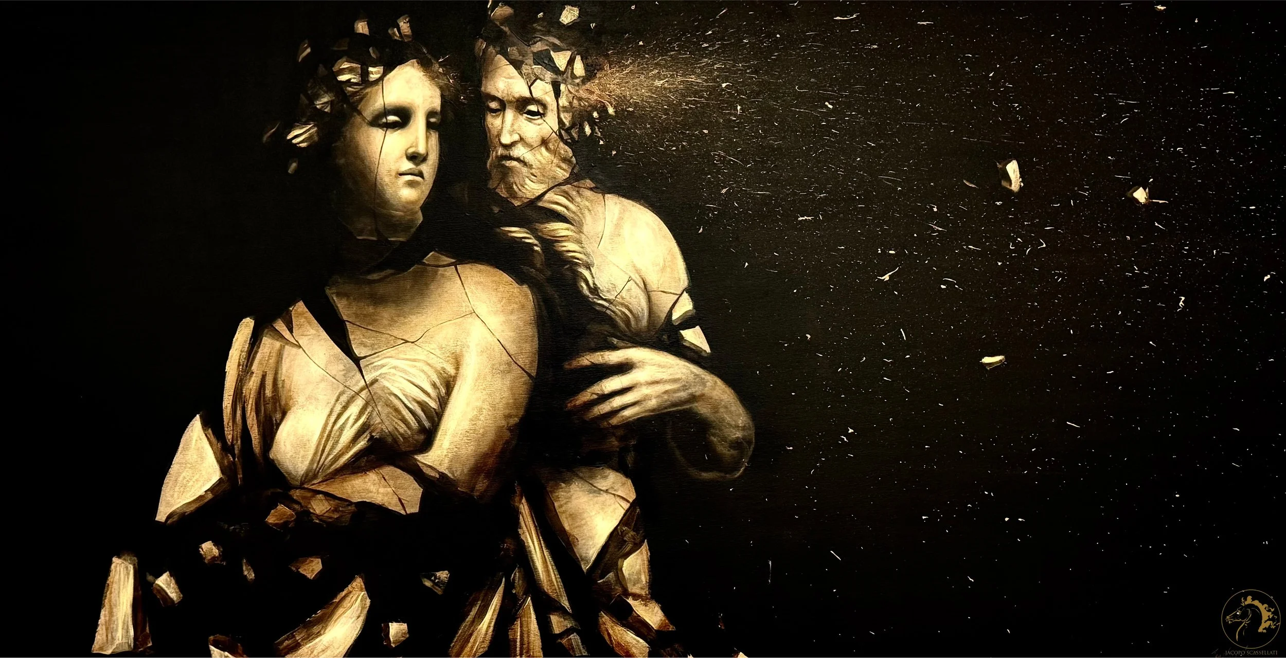 Il Ritorno di Ulisse, olio su tela, 95 x 180 cm, 2021 | Collezione privata