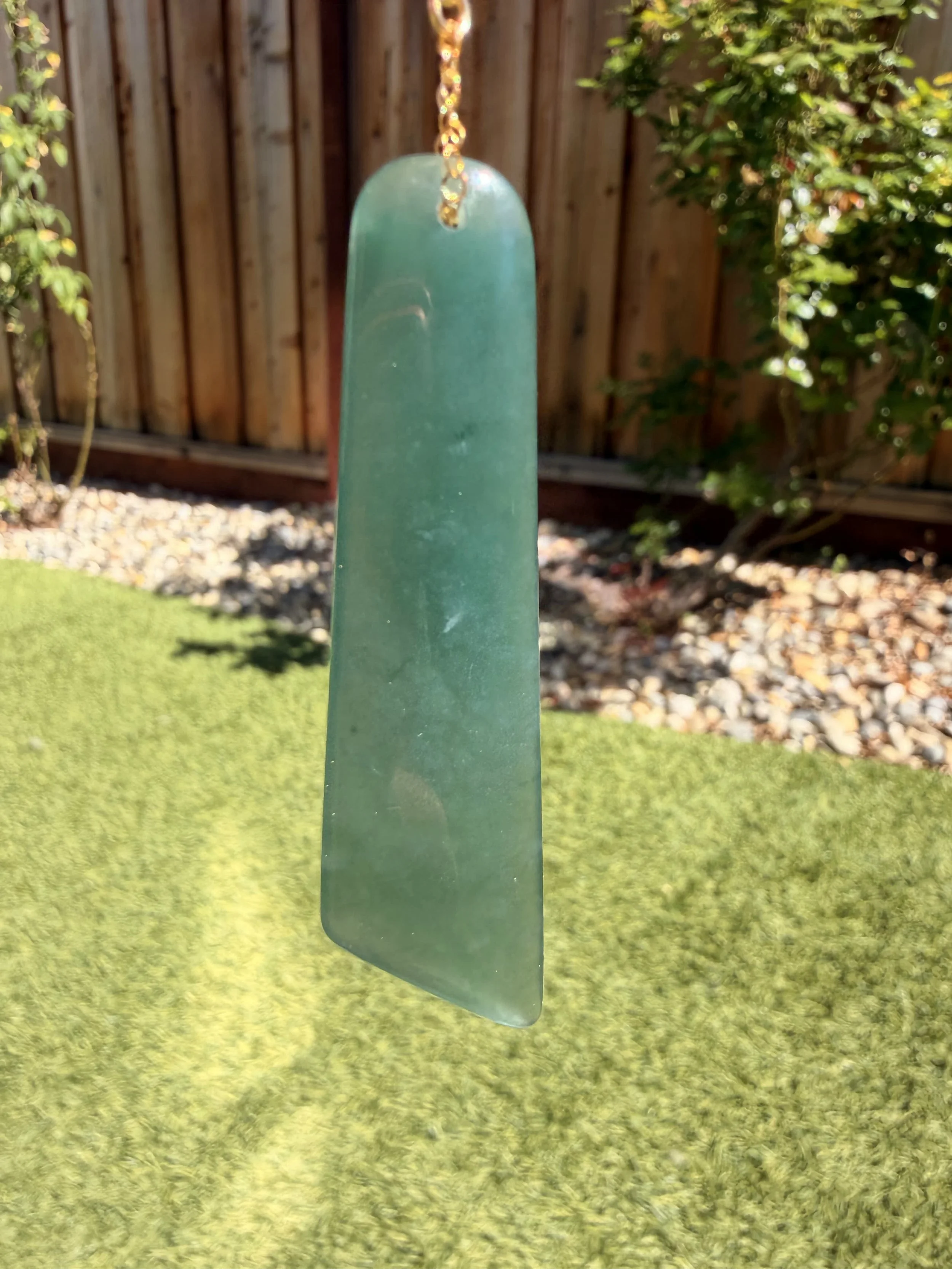 Deep Sea Green Jade Dangle Earrings: Type A Guatemalan Jadeite on 14K Gold Filled