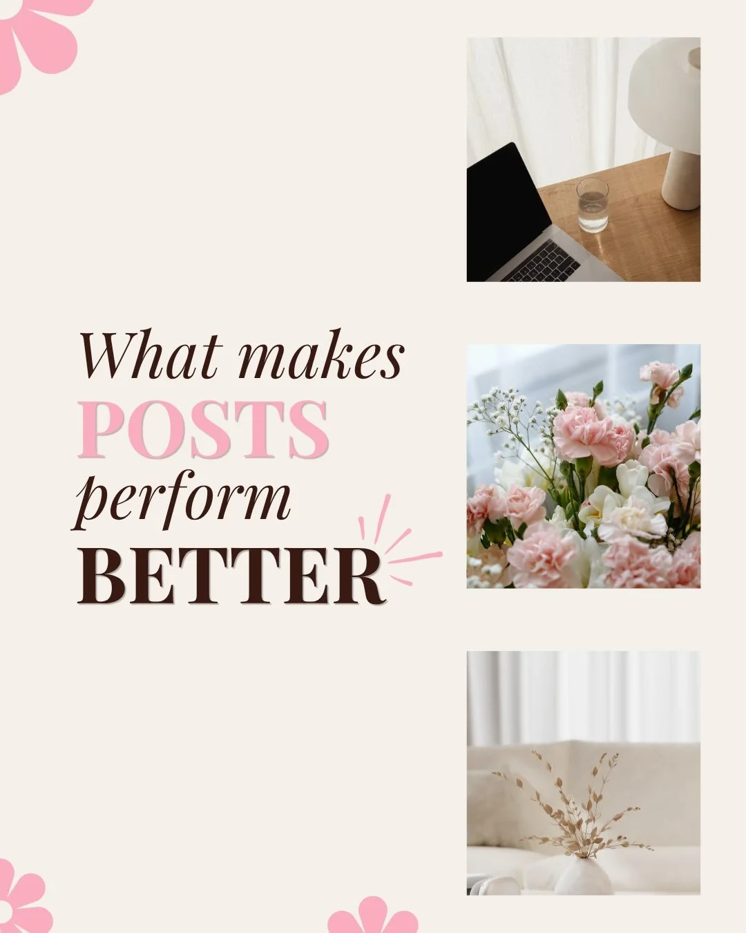 Good content doesn&rsquo;t always perform well. 

More often than not, it&rsquo;s because of one of three things:

- The hook doesn&rsquo;t relate to your audience.
- Posting is inconsistent.
- There&rsquo;s no clear next step.

You don&rsquo;t need 