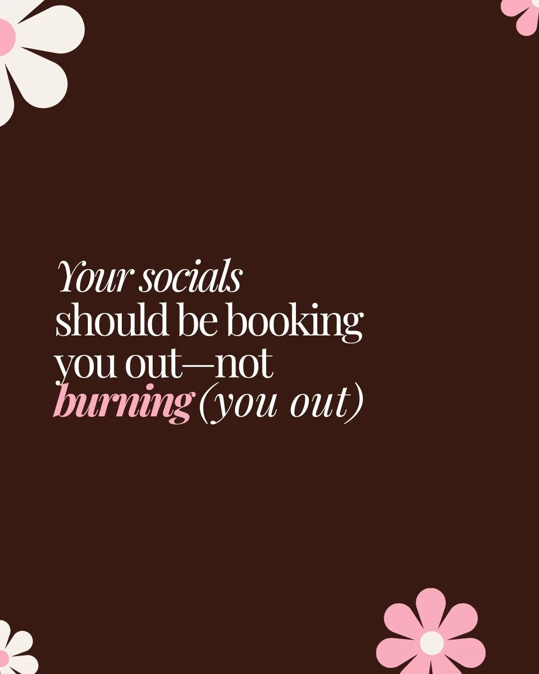 If your socials feel like effort without reward, it&rsquo;s because posting consistently isn&rsquo;t enough.

You need strategic content to attract ideal clients, build their trust and convert them to paying customers.

That&rsquo;s what we build for