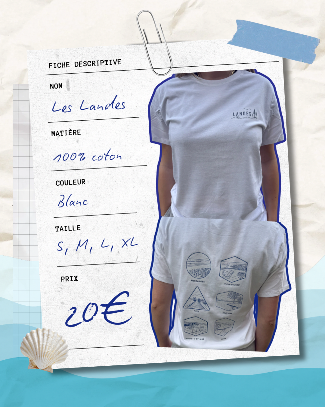 Tee shirt Les Landes