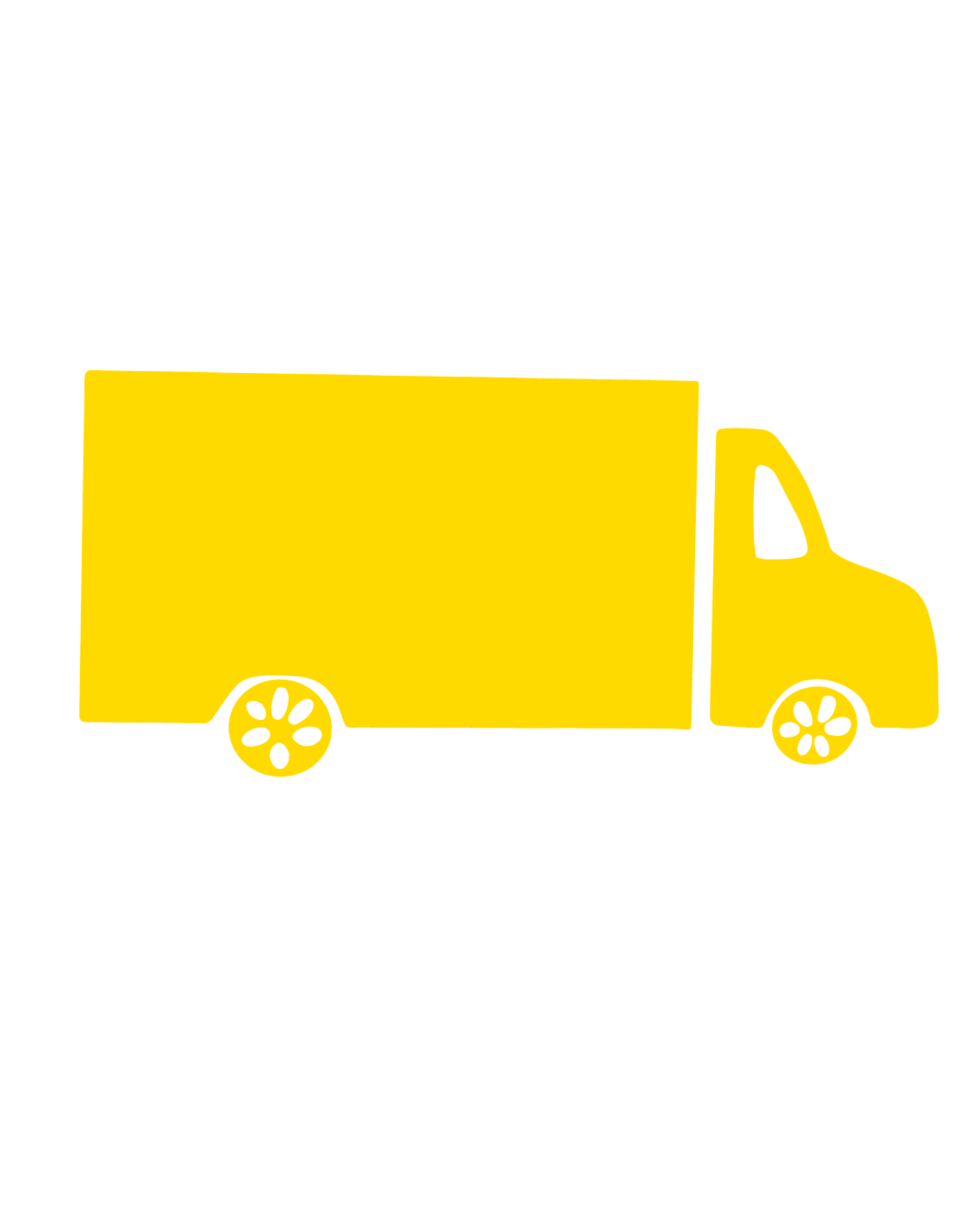 Illustration d’un food truck jaune