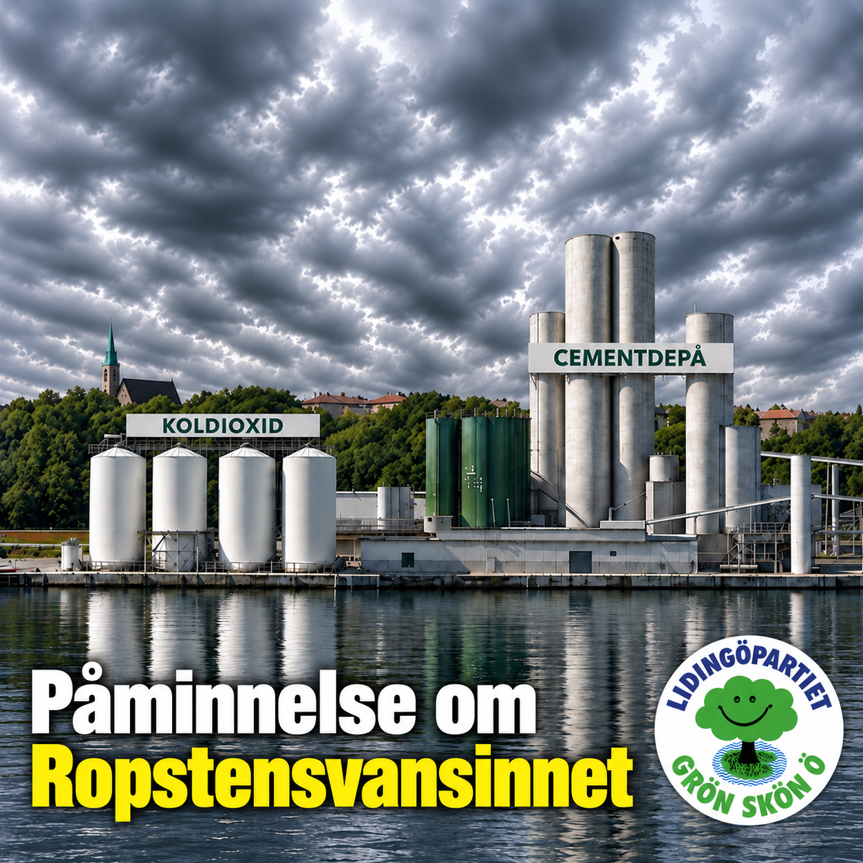 Påminnelse om ropstensvansinnet