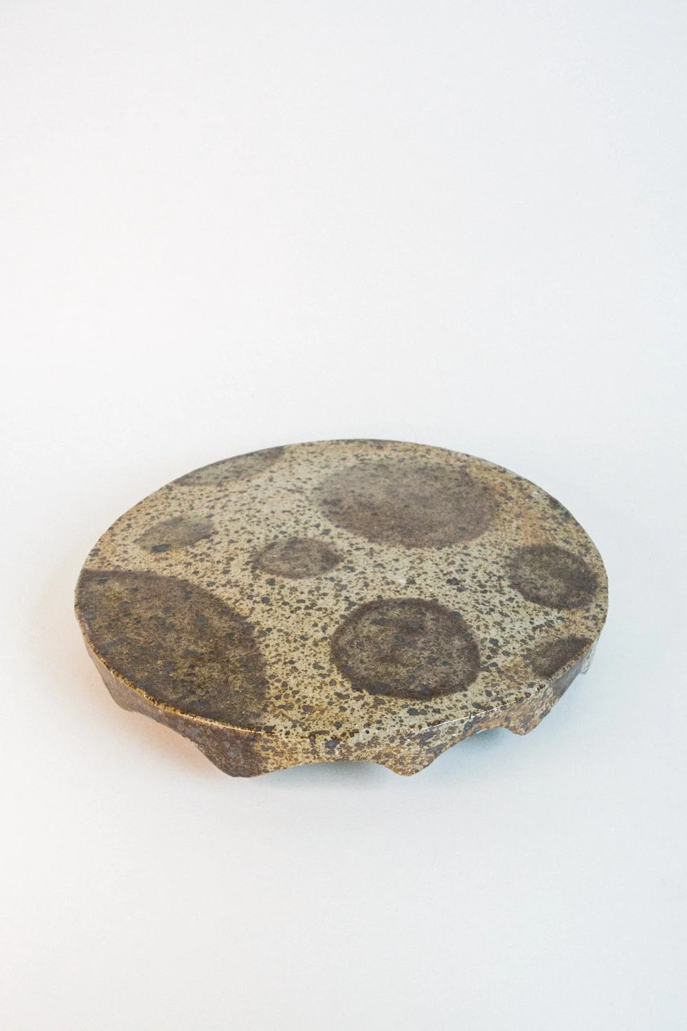 Handmade ceramic stoneware oval plate set — Cooked Mud
