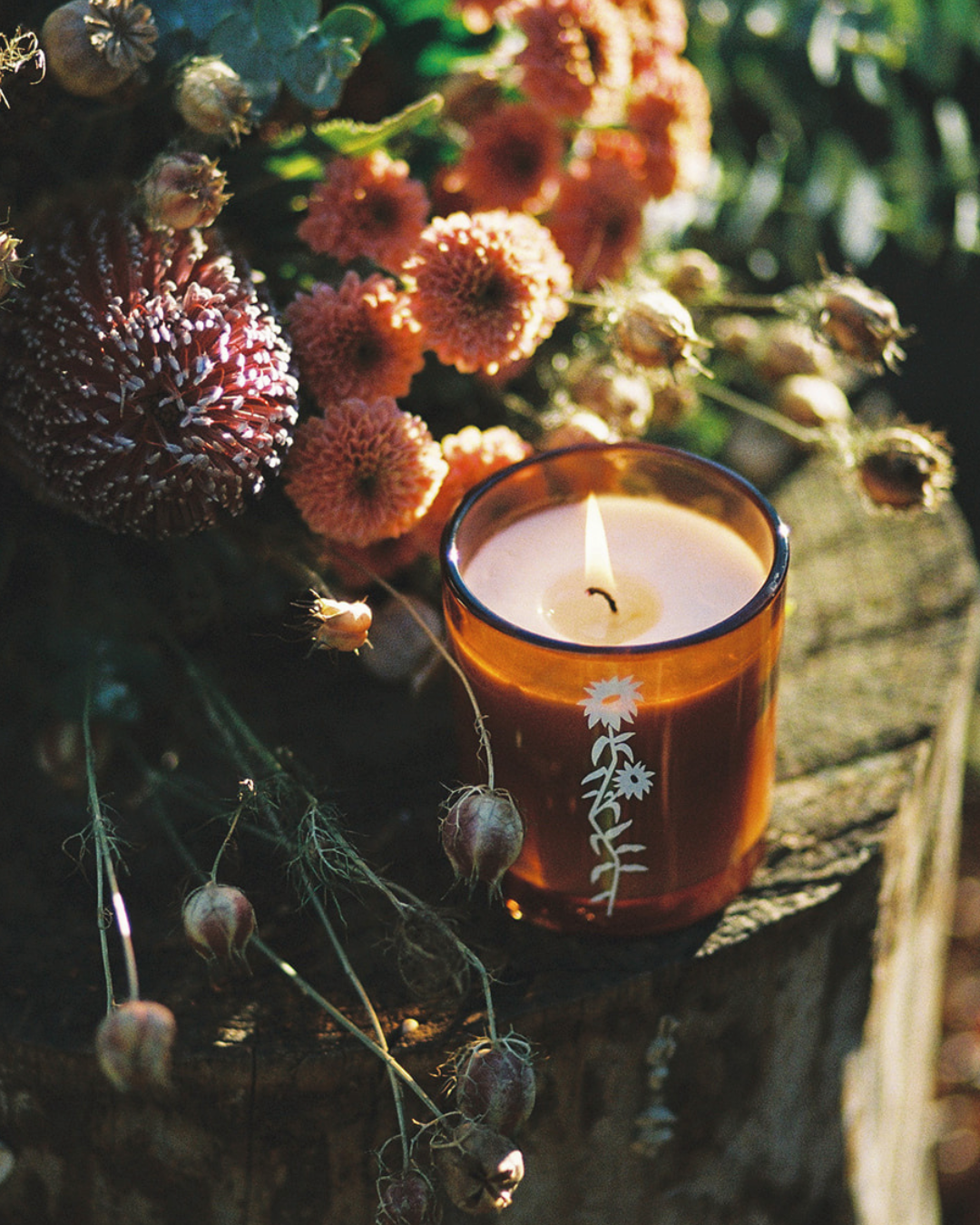 Gratitude: tangerine, honey, tuberose & sandalwood