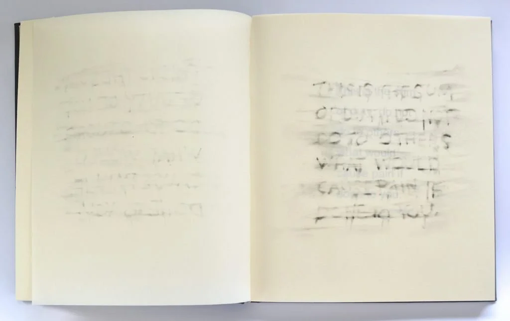  Slightly more readable erased text on translucent paper 